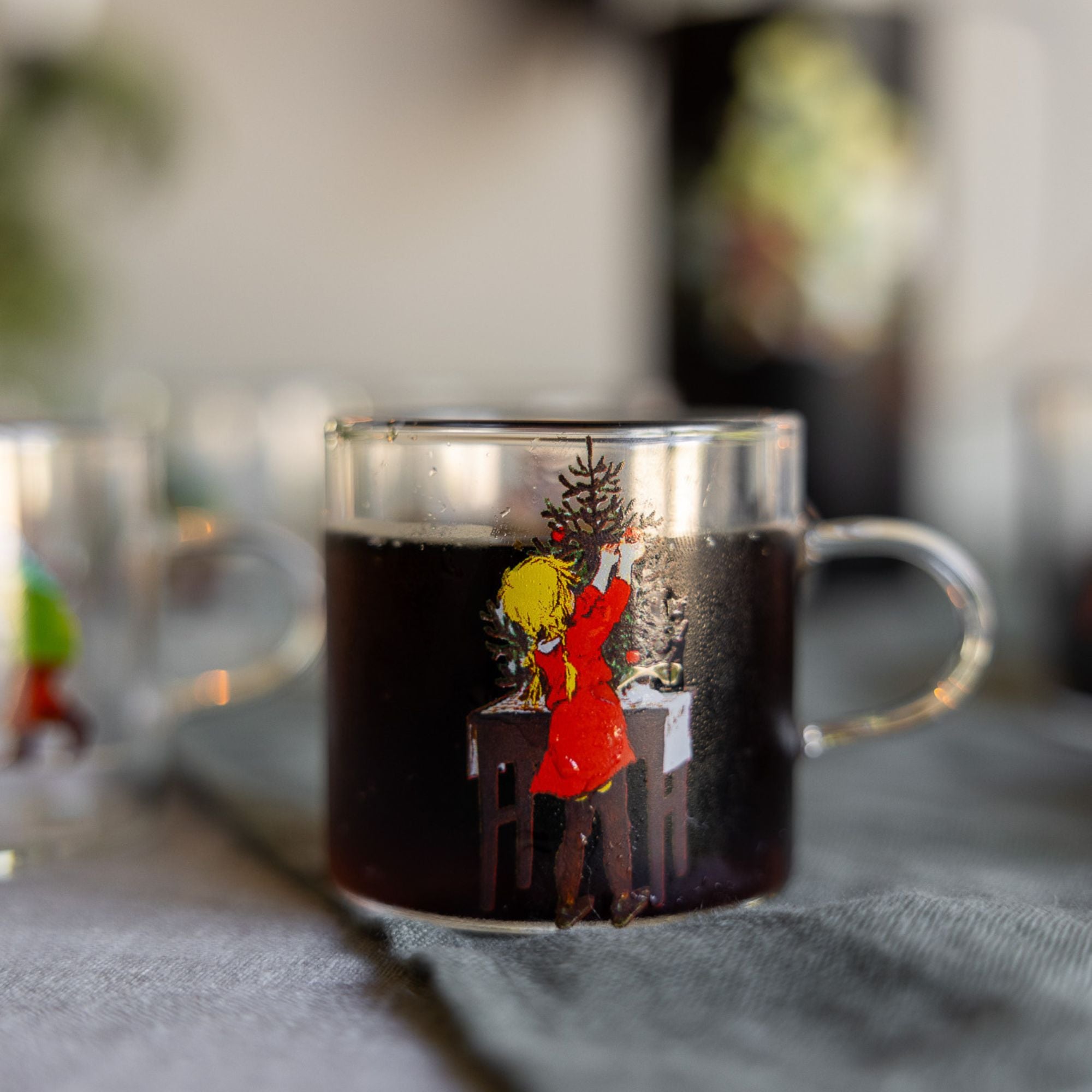 "Wir Kinder von Bullerbü" Kapitel 1 weihnachtliche Gläser mit Henkel 6-teiliges Set