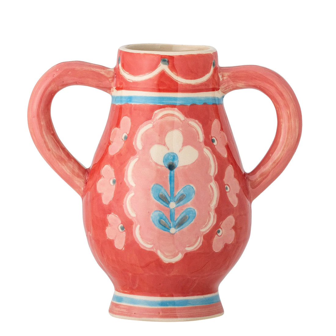 Bloomingville Vase "Odina" rot 15 cm