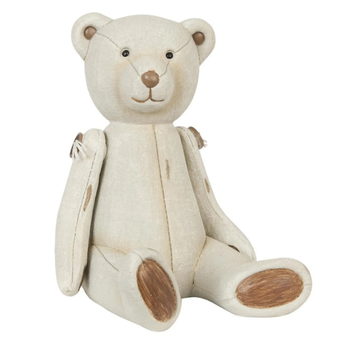 Clayre & Eef dekorativer Teddy im Vintagestil 16 cm
