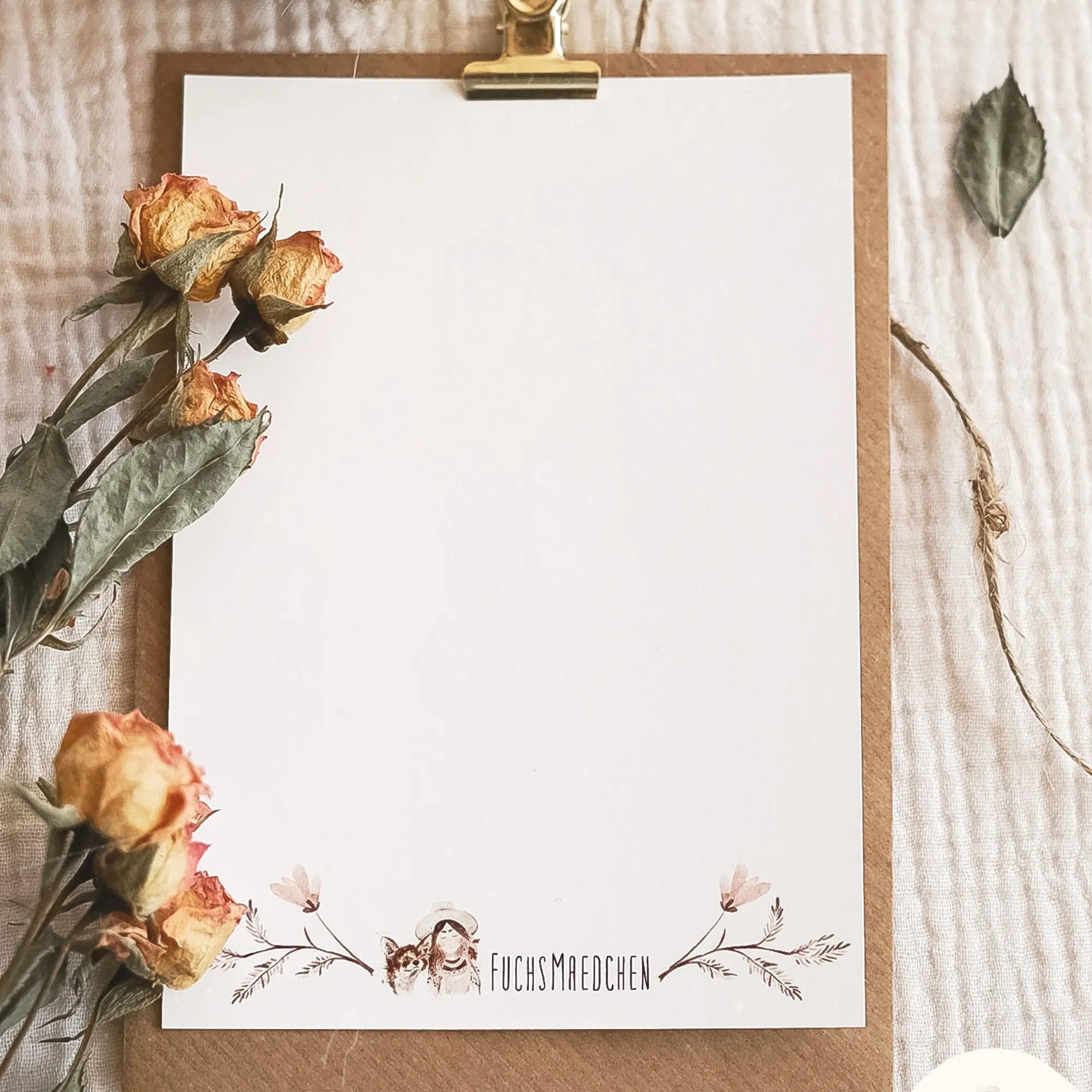 Fuchsmaedchen Postkarte "Lieblingsfuchs"