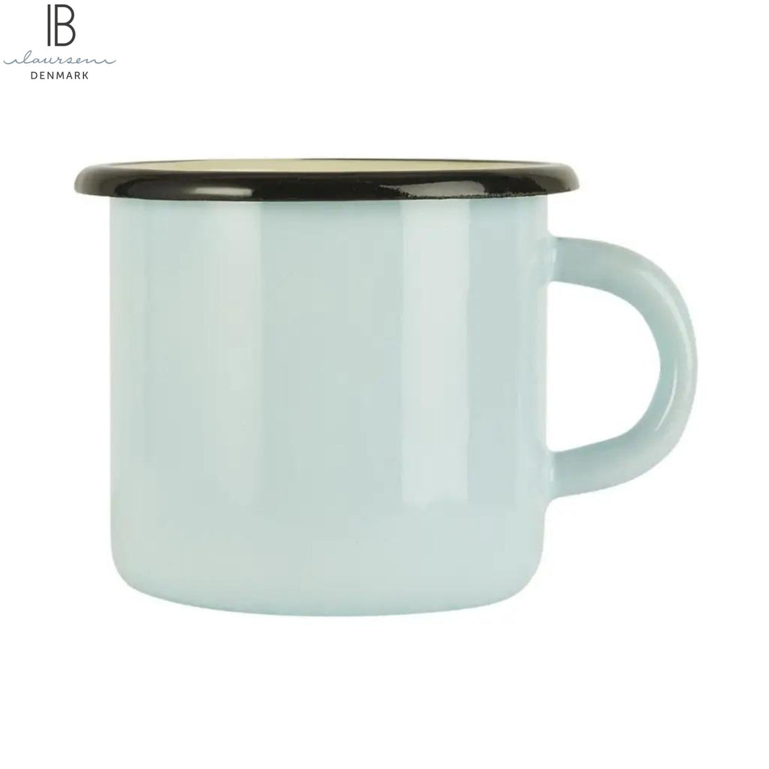 Ib Laursen Emaille Tasse hellblau anna ole shop