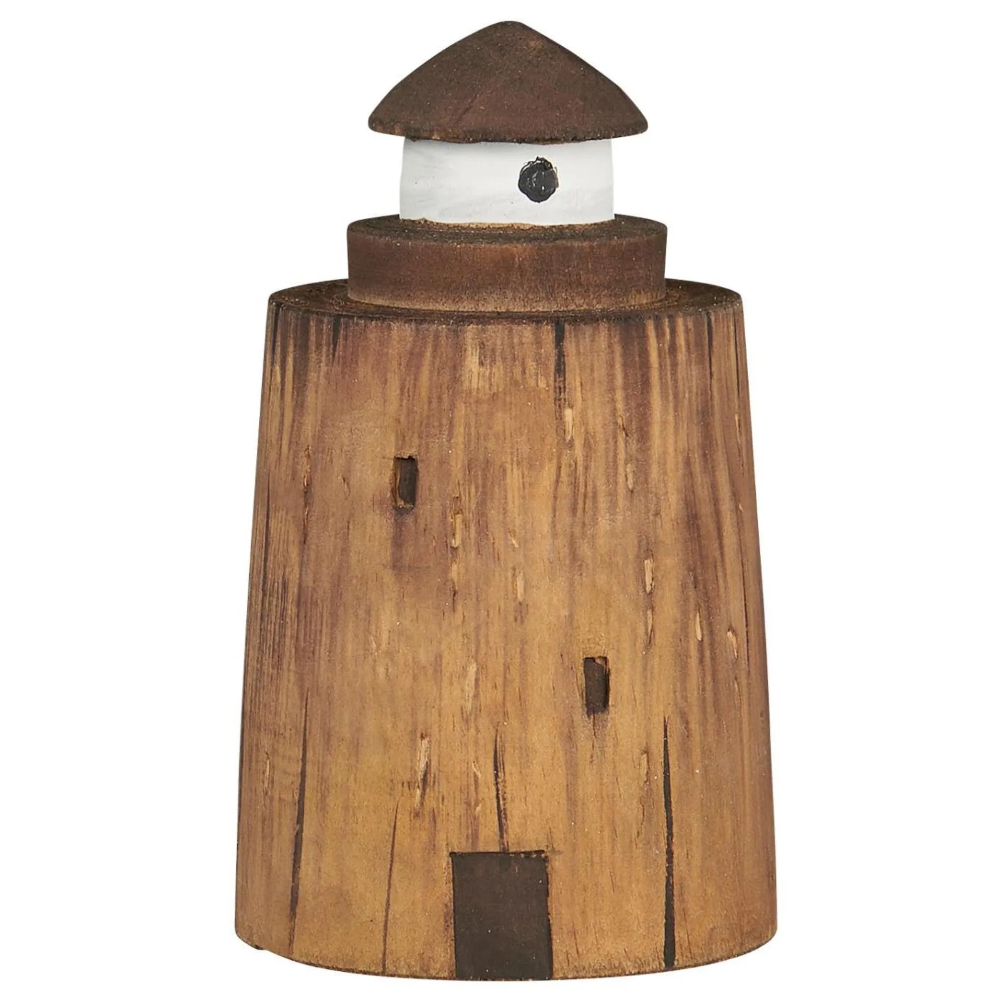 Ib Laursen großer Leuchtturm "Nautico" aus Holz 12 cm