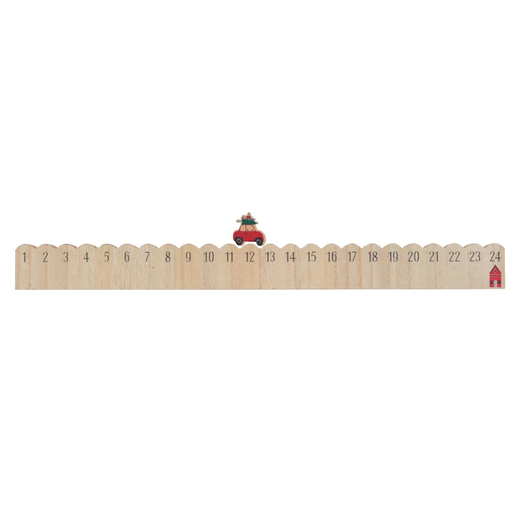 Ib Laursen Adventskalender "Fahrendes Auto" 50 cm Weihnachten