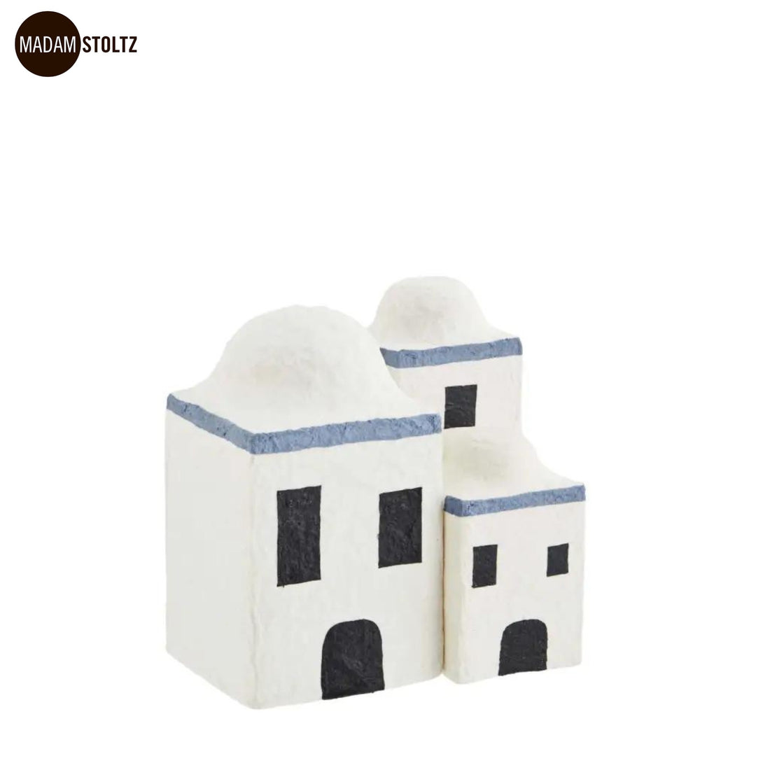 Madam Stoltz Dorf aus Baumwollpapier handbemalt anna ole shop anna ole shop