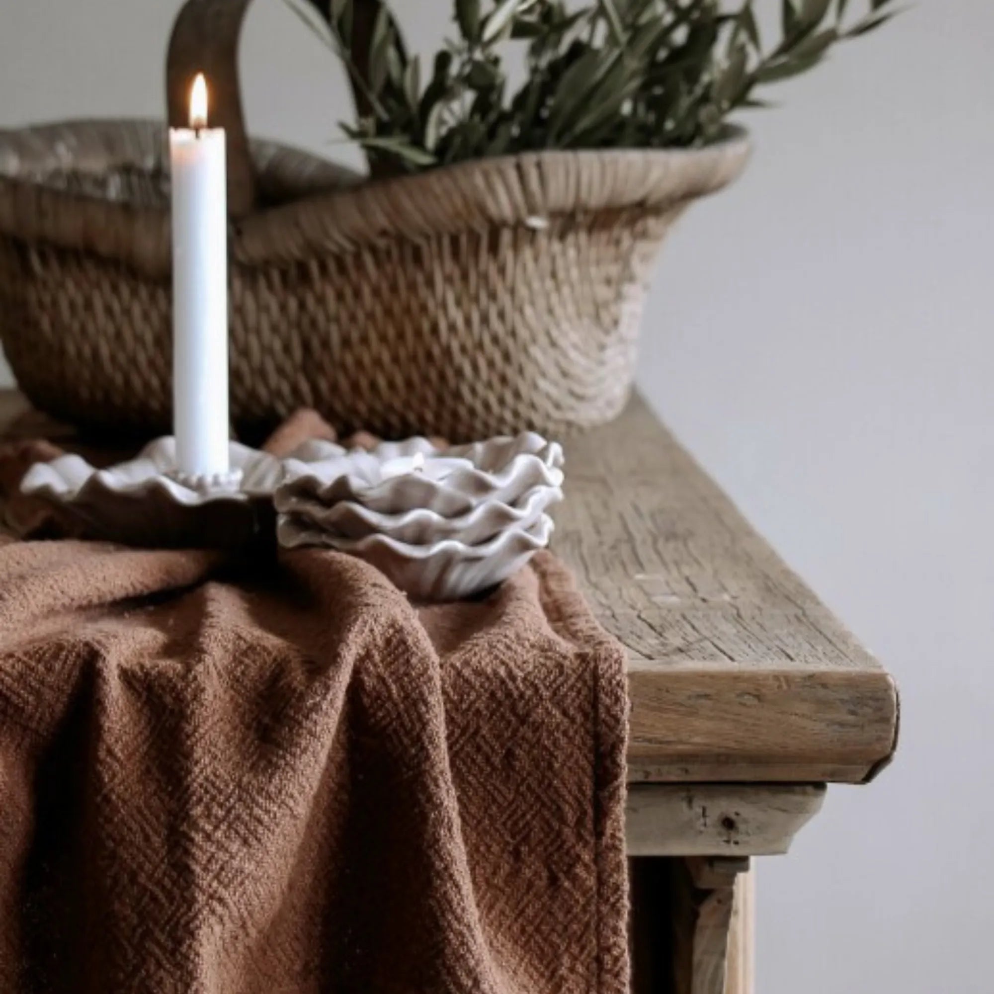 Majas cottage tischläufer zimtfarben anna und ole shop