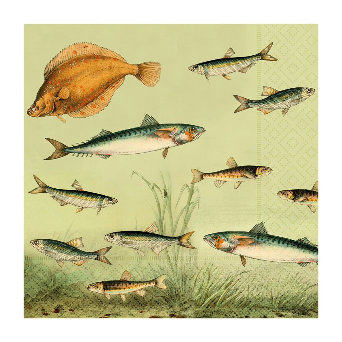 Sköna ting servietten nordische fische anna und ole shop
