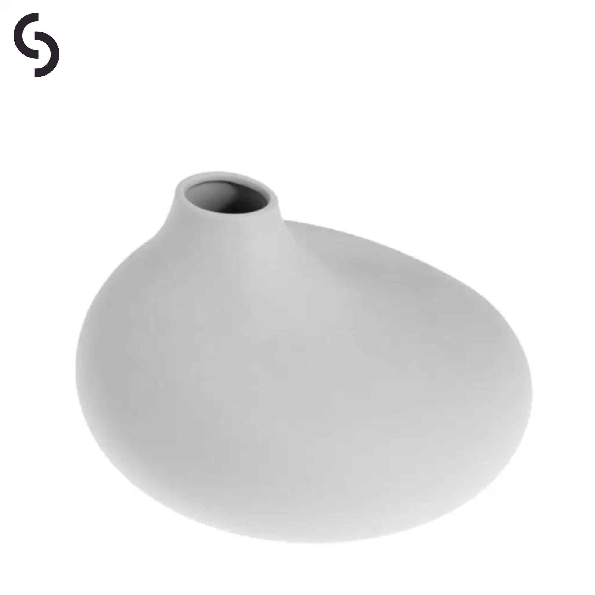 Storefactory "Källa" Vase grau Low anna und ole shop anna ole shop