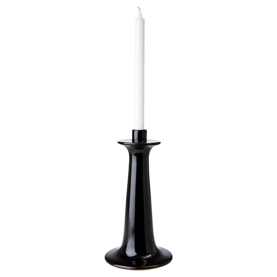 Affari of Sweden Kerzenhalter "Ella" schwarz aus Keramik 30 cm hoch