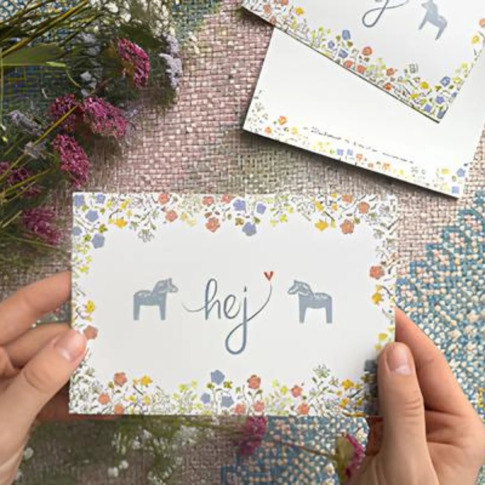 ann & jan postkarte blomsterhavet anna und ole shop