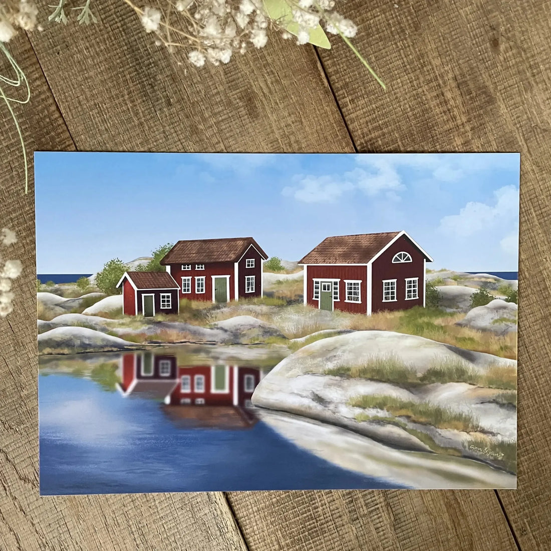 Ann & Jan Kunstdruck "Skärgård" Poster DIN A 4