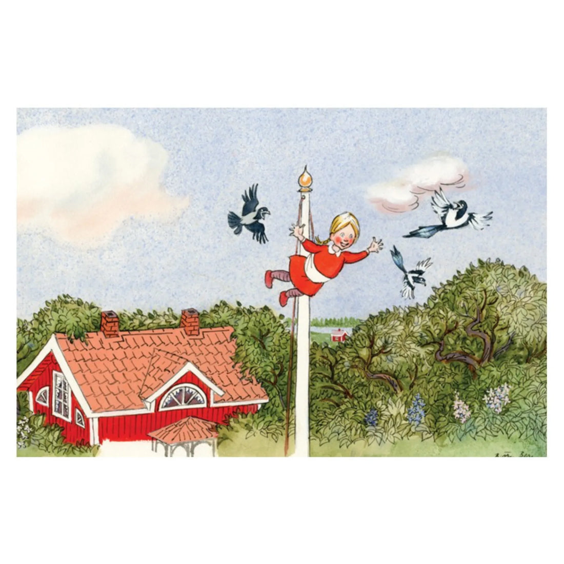 Barbo Toys Klappkarte "Ida am Fahnenmast" inkl. Umschlag