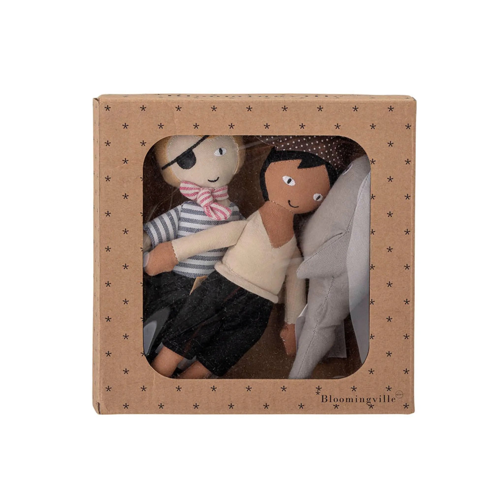 Bloomingville Puppen Spielset "Mio" Pirat 3-teilig aus Baumwolle