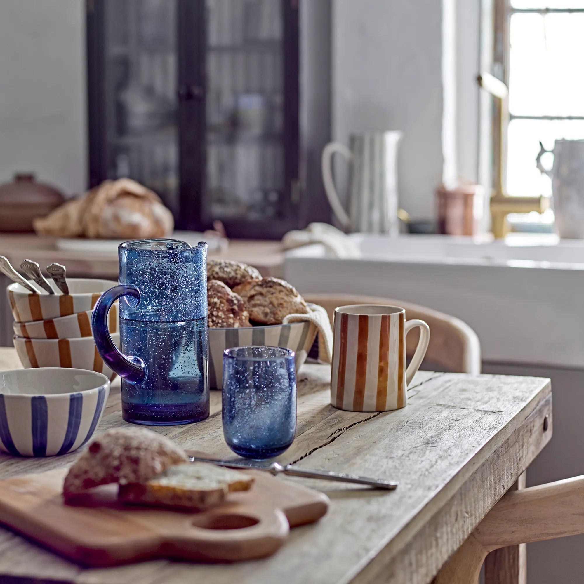 Bloomingville Tasse Becher "Begonia" braun 440 ml