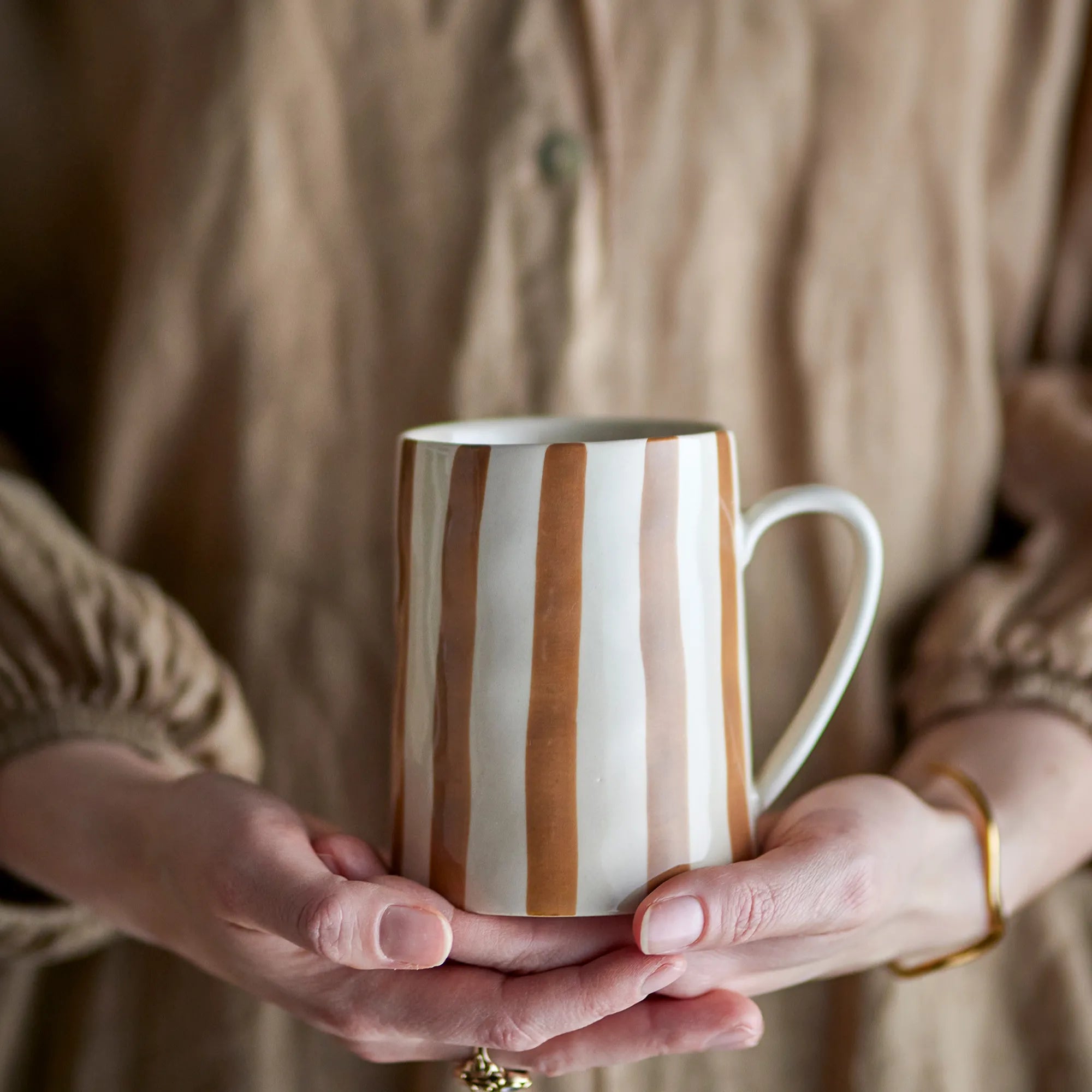 bloomingville tasse begonia braun weiß anna und ole shop