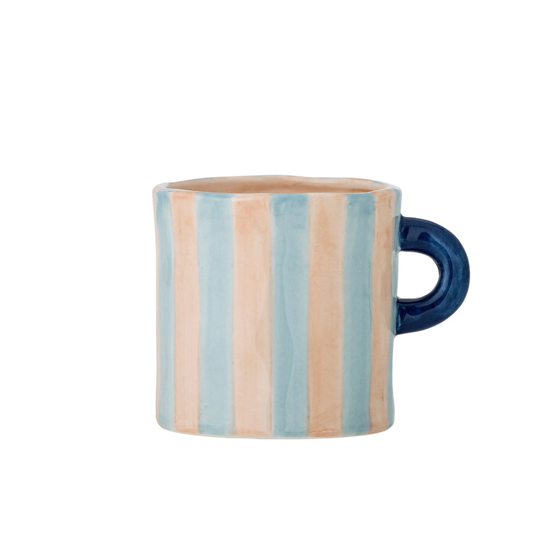 Bloomingville Tasse Becher "Phoenix" rosa gestreift 250 ml