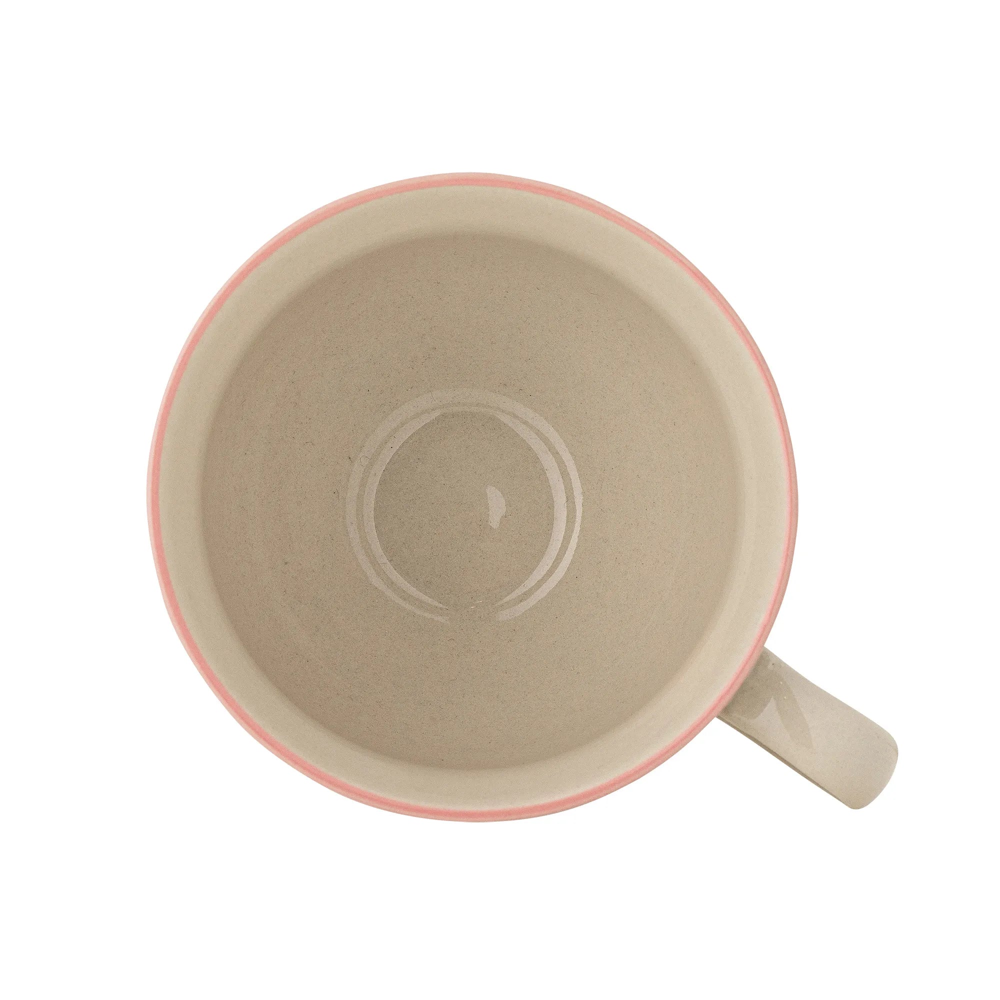 Bloomingville Tasse Becher "Rosalynde" weiß 400 ml