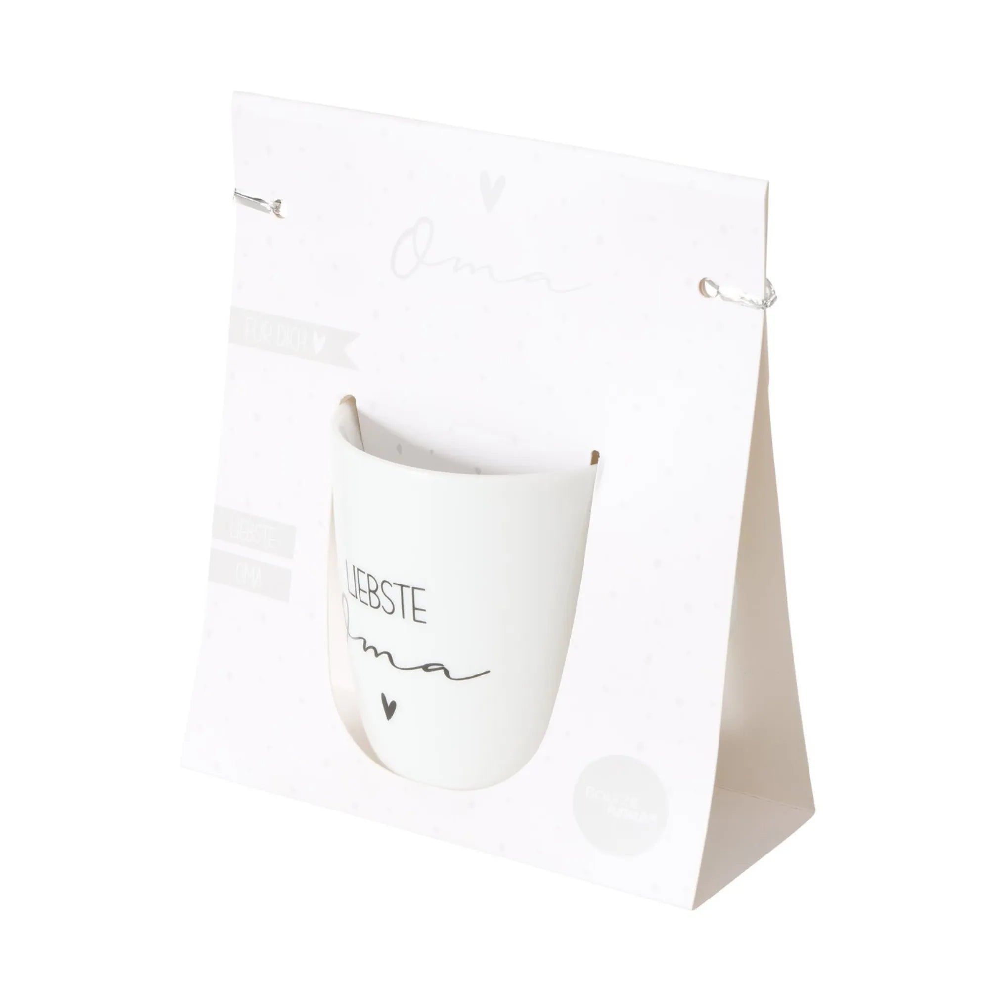 Boltze Becher Tasse "Familie" weiß verschiedene Varianten 330ml