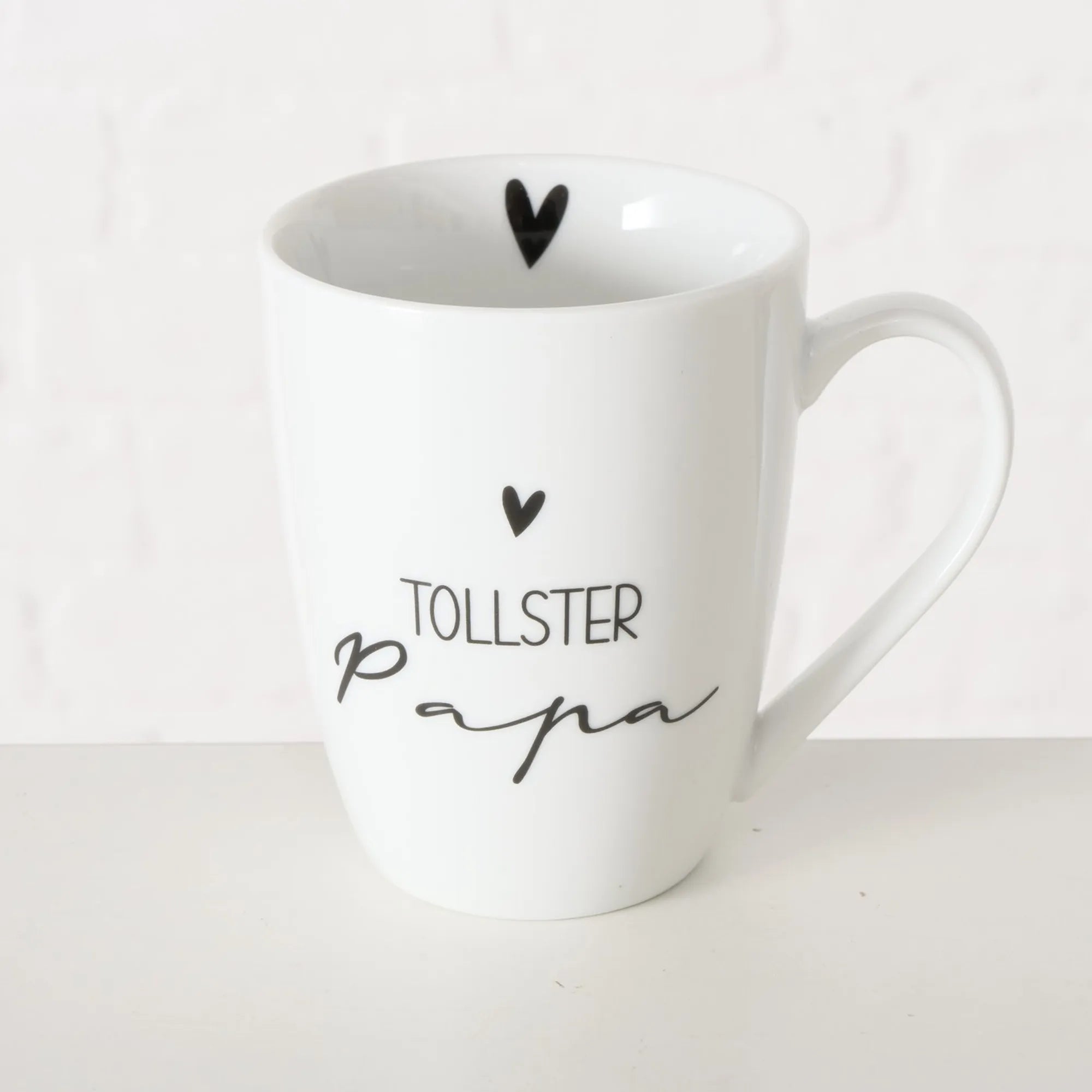 Boltze Becher Tasse "Familie" weiß verschiedene Varianten 330ml