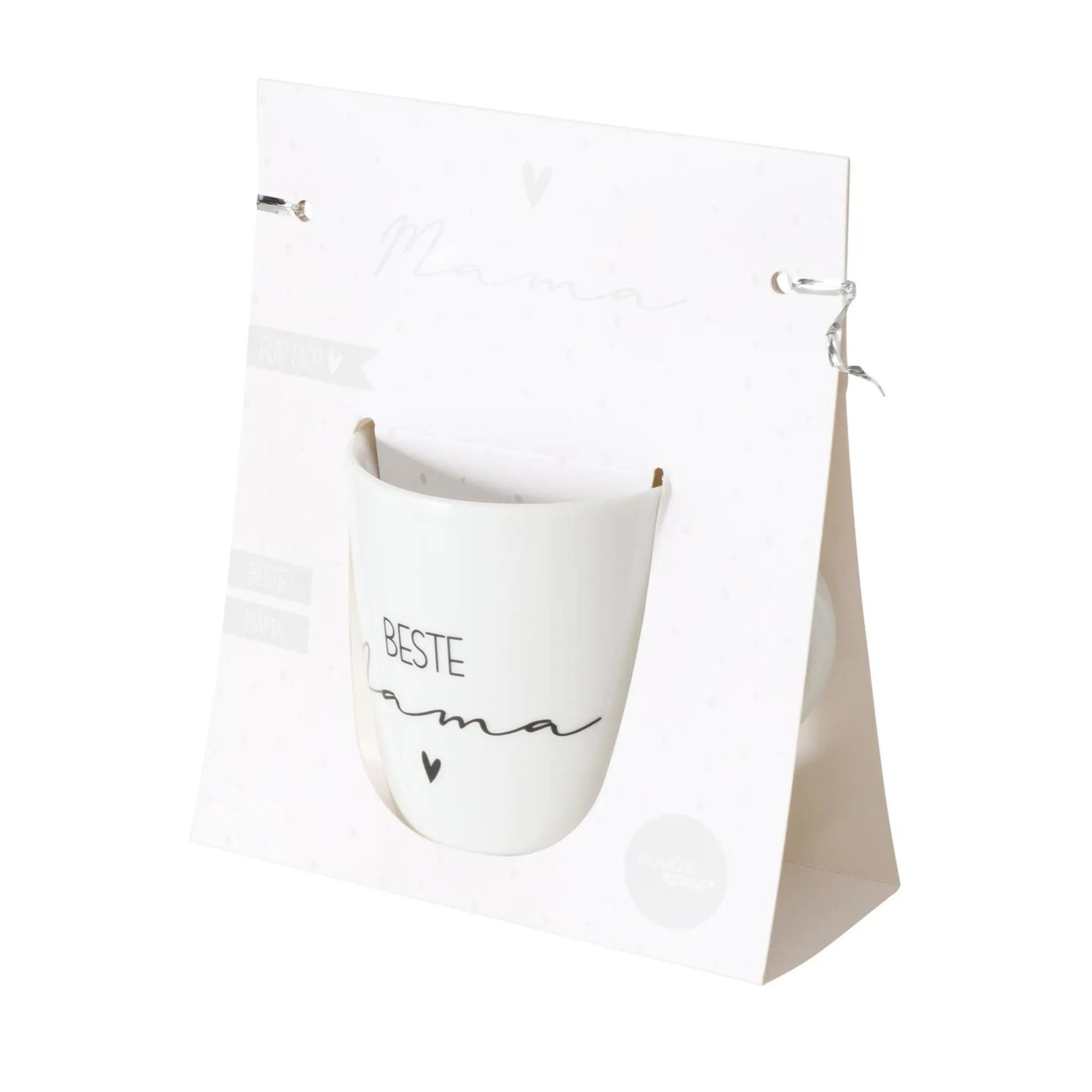 Boltze Becher Tasse "Familie" weiß verschiedene Varianten 330ml