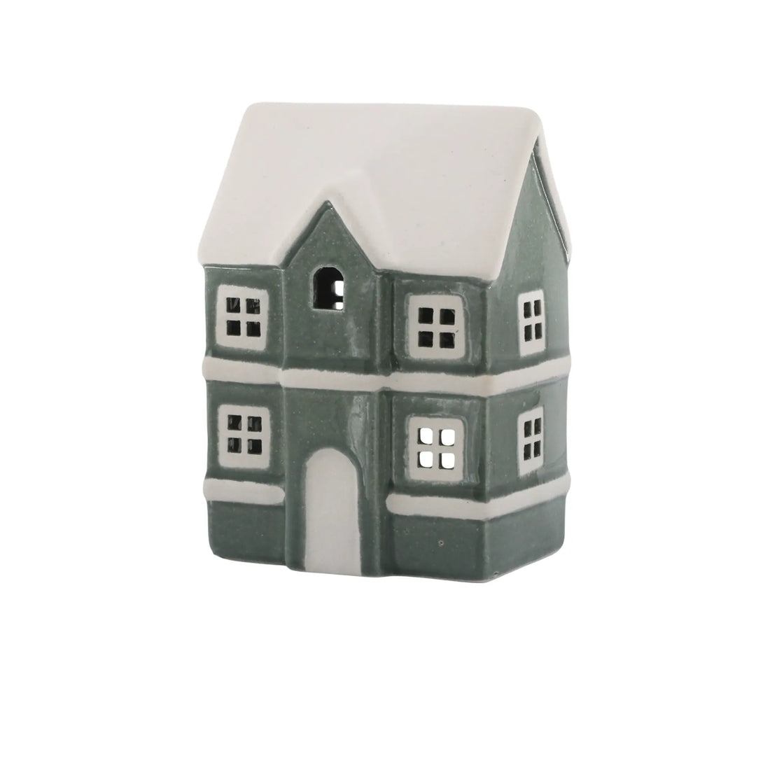 Chic Antique "Chamonix" Haus für Teelichter verte grün 14 cm