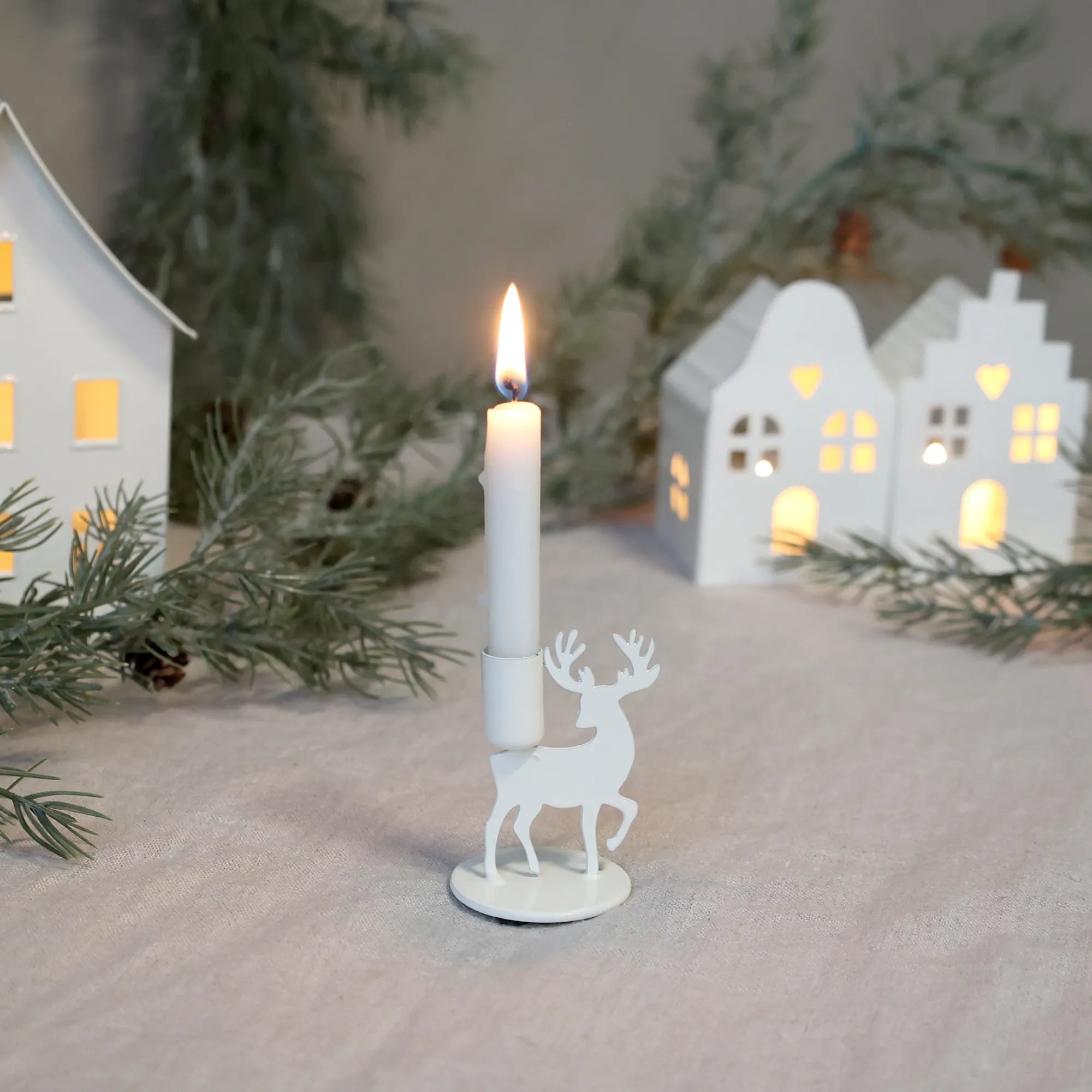 chic antique kerzenhalter rentier cremefarben anna und ole shop