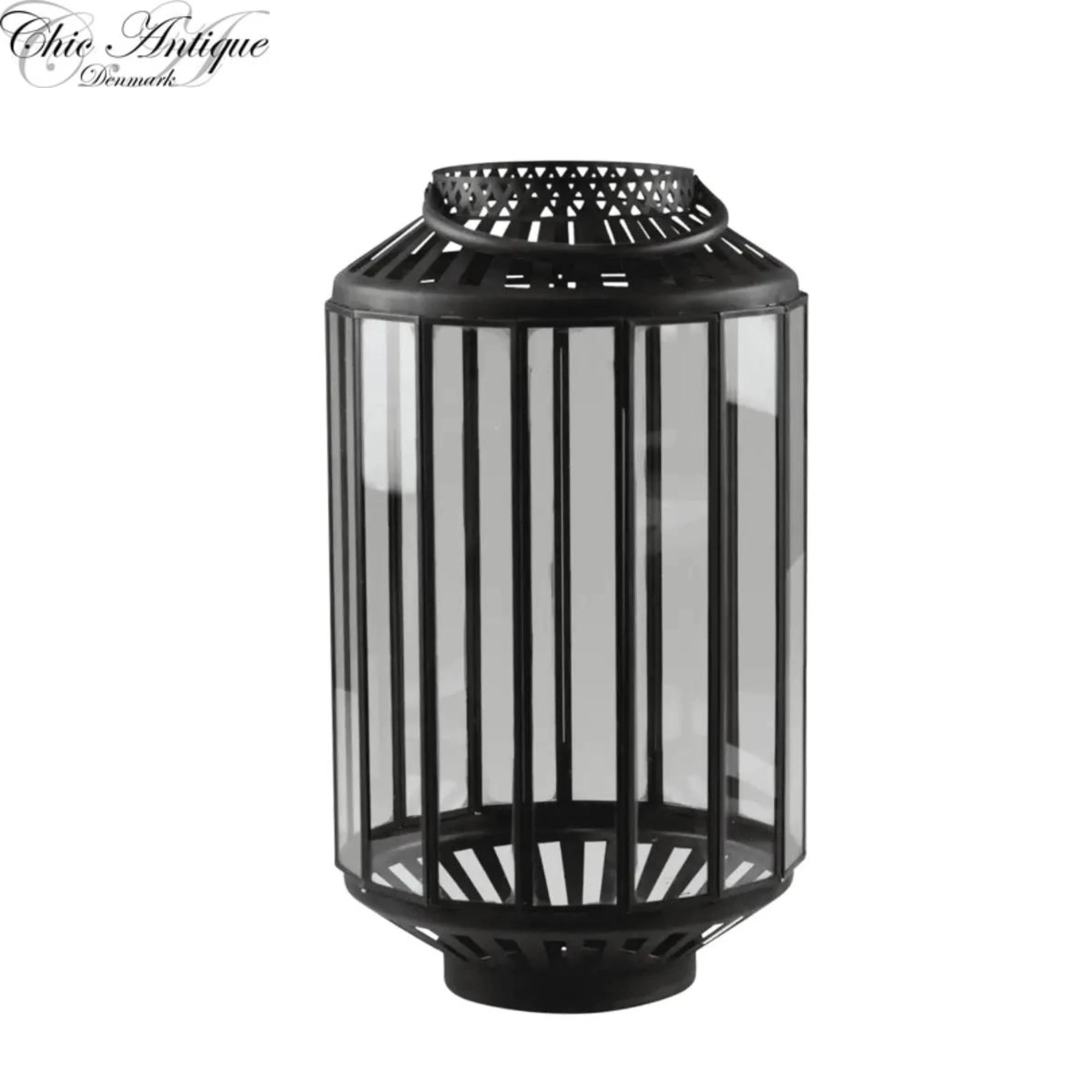 chic antique laterne schwarz glas anna ole shop