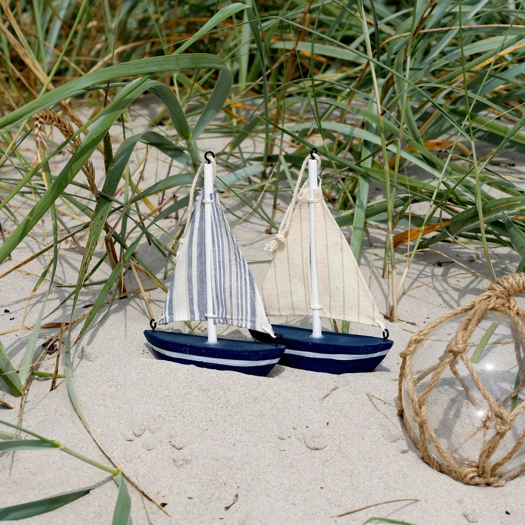 chic deko figur segelboote set anna und ole