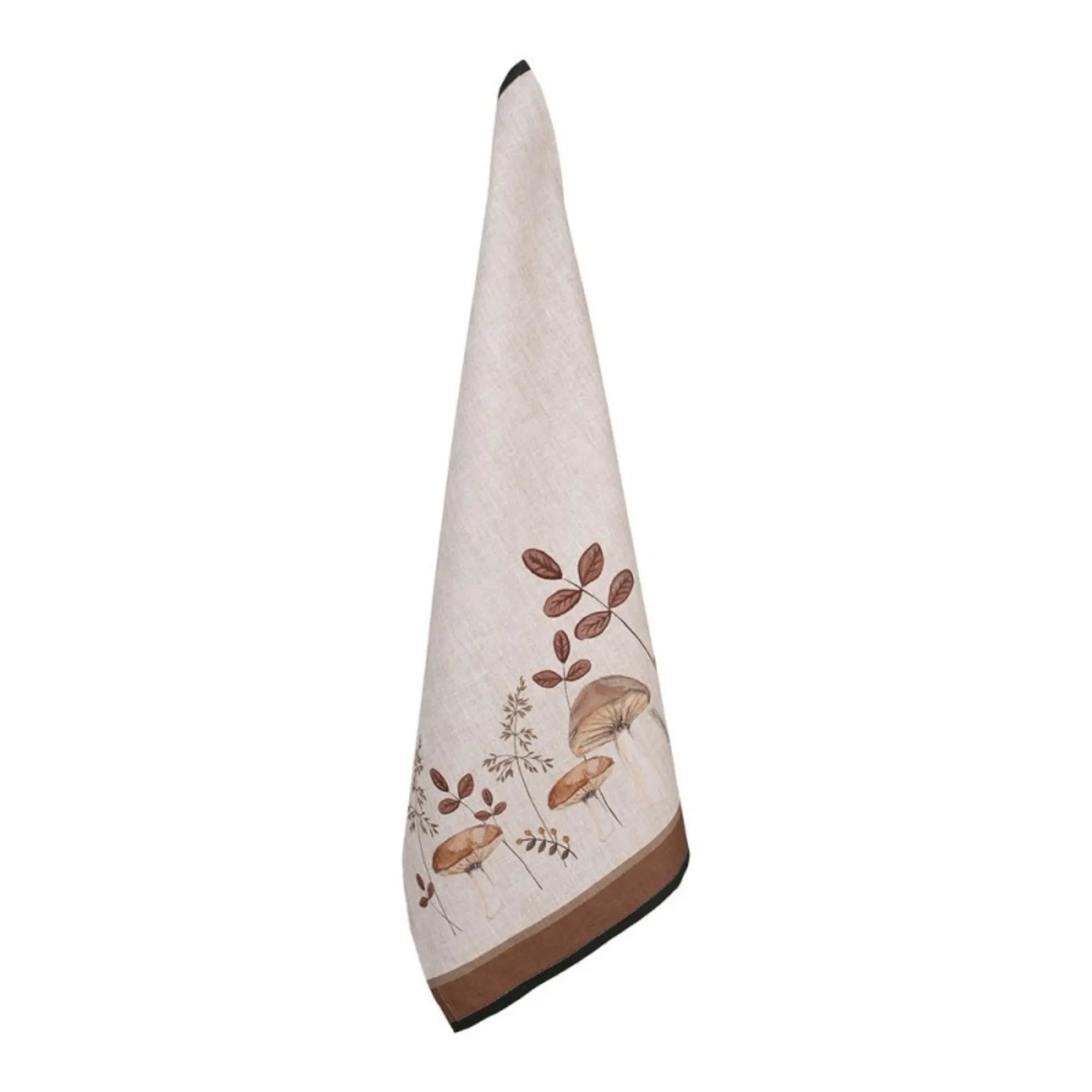Clayre & Eef Geschirrtuch Herbst "Waldpilze" Motiv 1