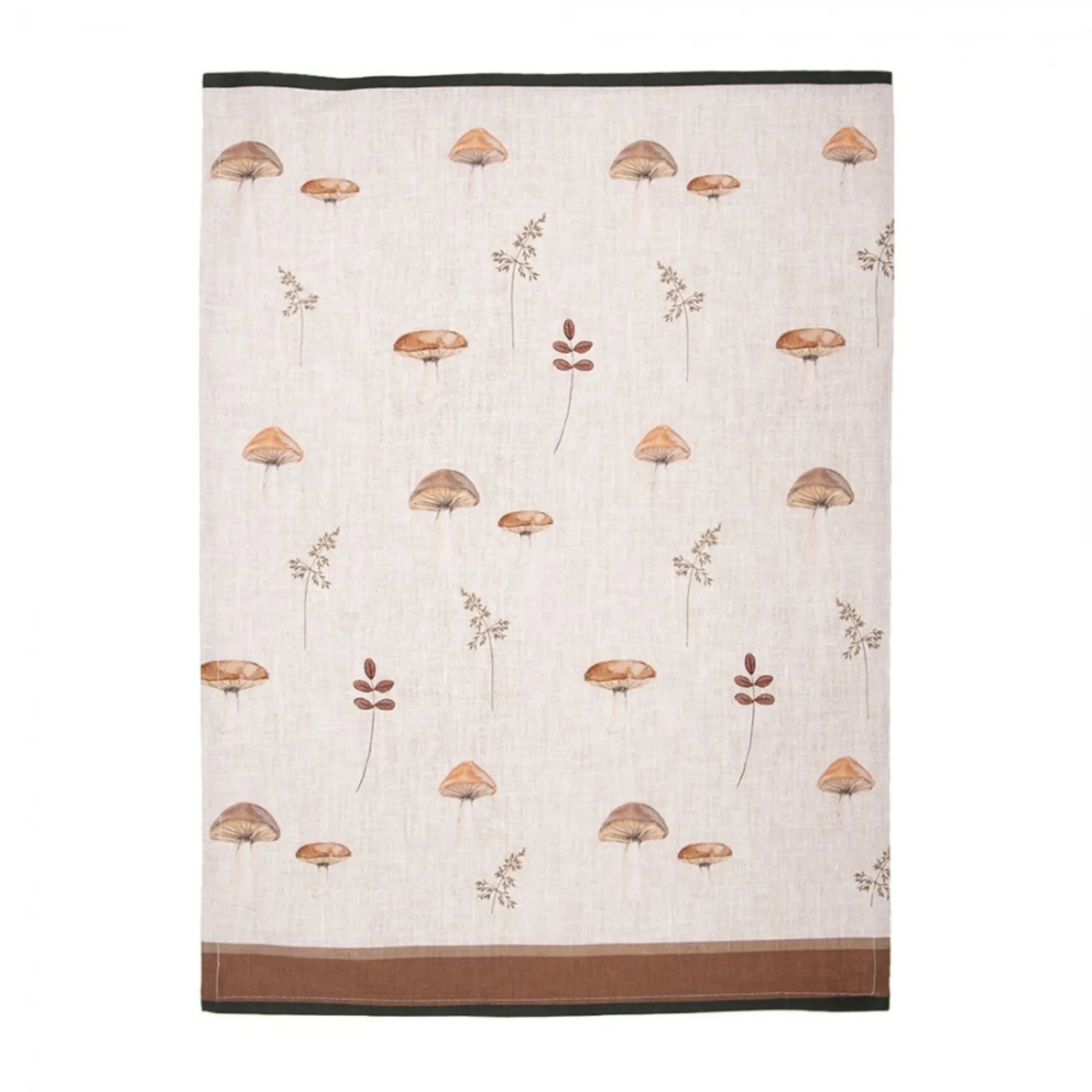 Clayre & Eef Geschirrtuch Herbst "Waldpilze" Motiv 2