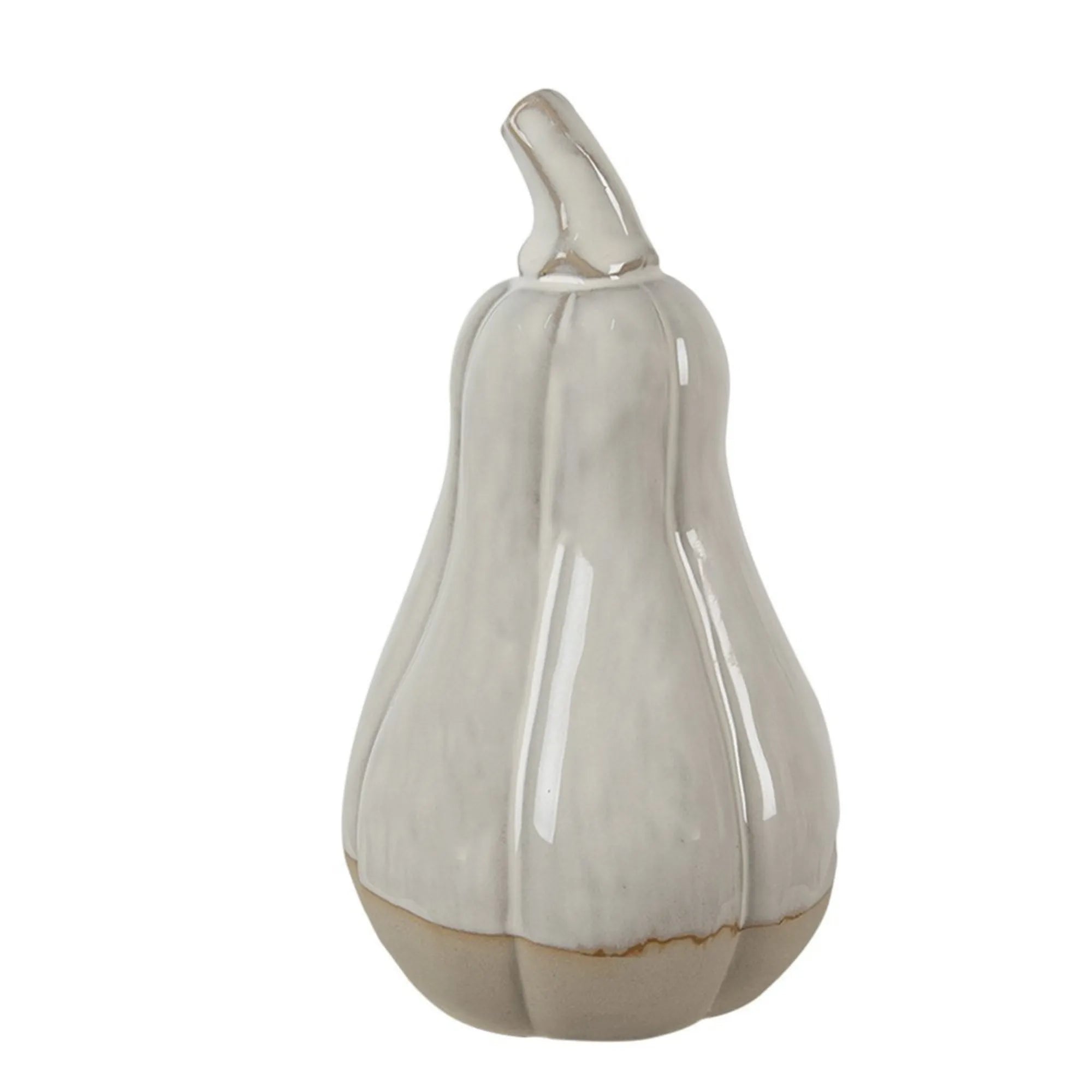 Clayre & Eef Herbst Kürbis aus Porzellan beige 9 cm