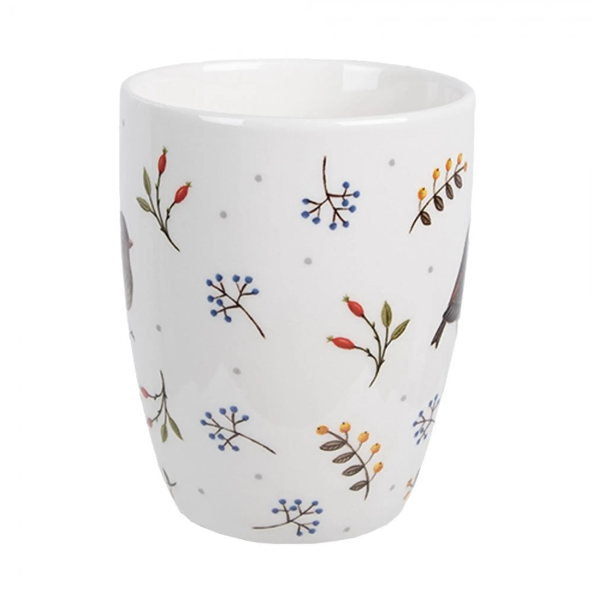 Clayre & Eef Tasse Becher "Herbstvogel" 350 ml