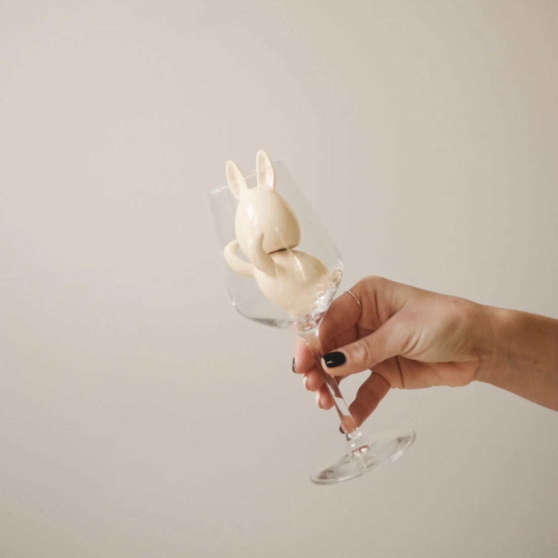 DBKD Osterhasen "Triplets" 3-er Set vanille