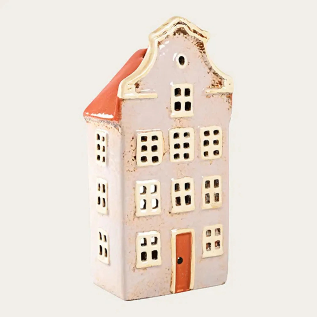 Det Gamle Apotek Lichthaus aus Keramik grau