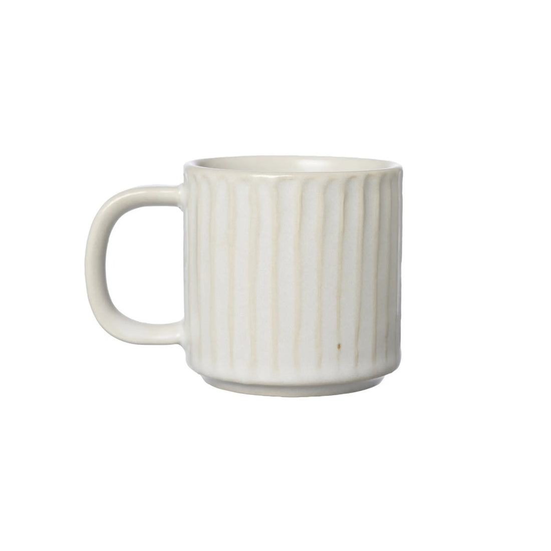 ERNST Espresso Tasse geriffelt 100 ml weiß