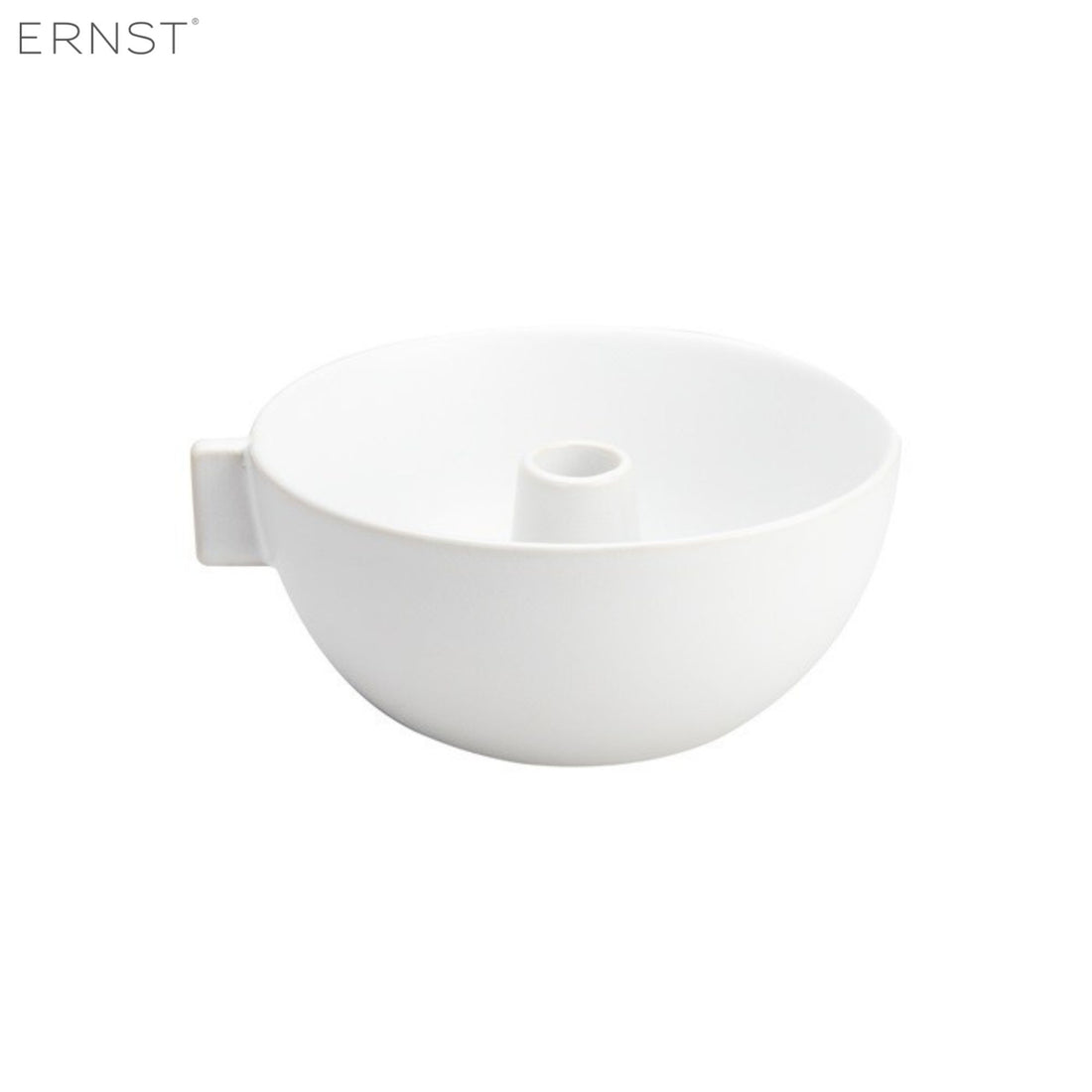 ERNST weißer Kerzenhalter mit Henkel