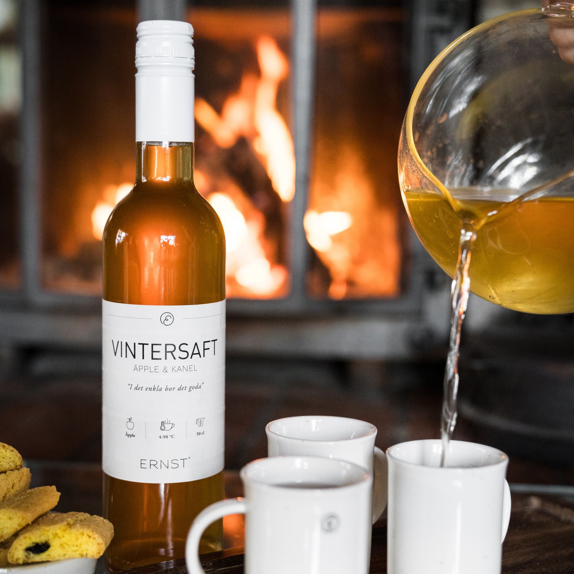 ERNST "Vintersaft" Apfel und Zimt Sirup 0,5 L