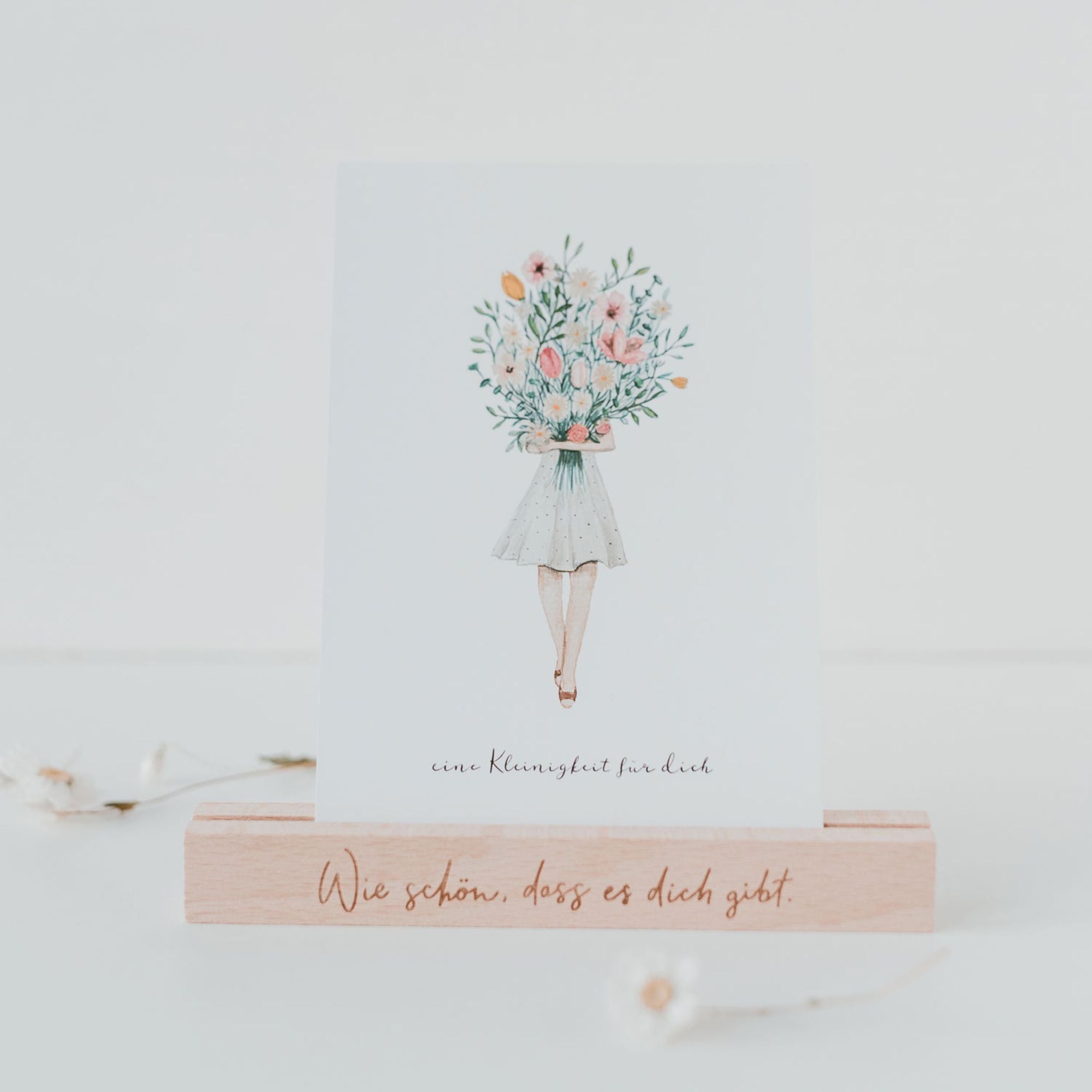 eulenschnitt postkarte blumenmädchen anna und ole shop