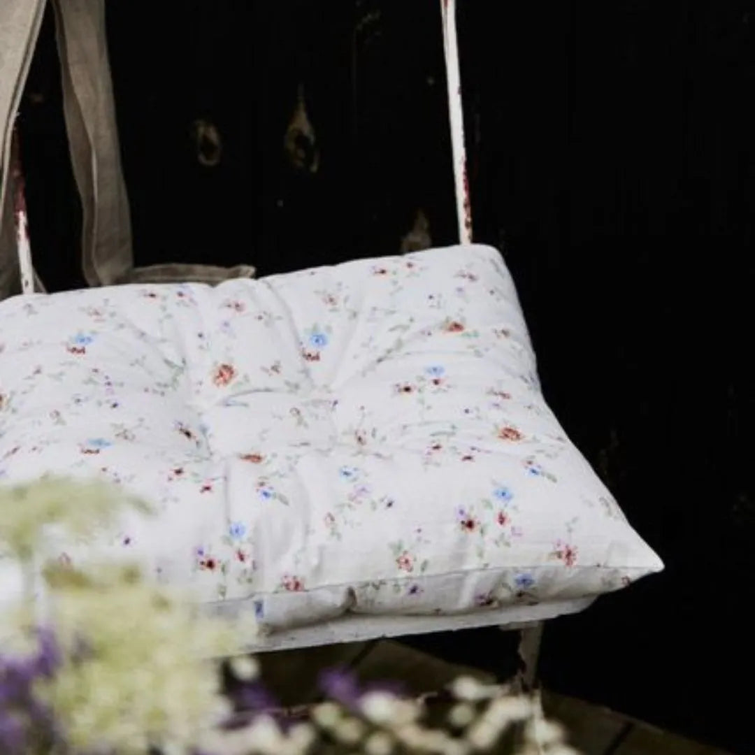 Femme Facon Stuhlkissen "Wildblumen" 50 x 50 cm