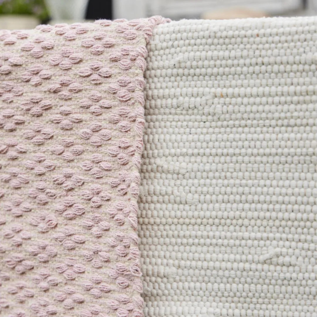 Femme Facon Teppich Läufer 70 x 140 cm creme weiß