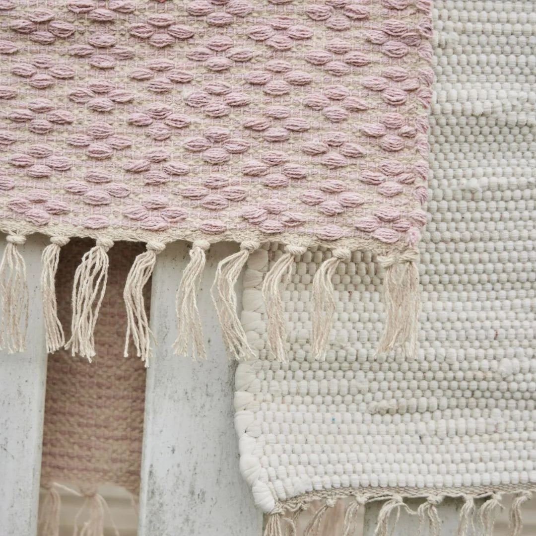 Femme Facon Teppich Läufer 70 x 140 cm creme weiß