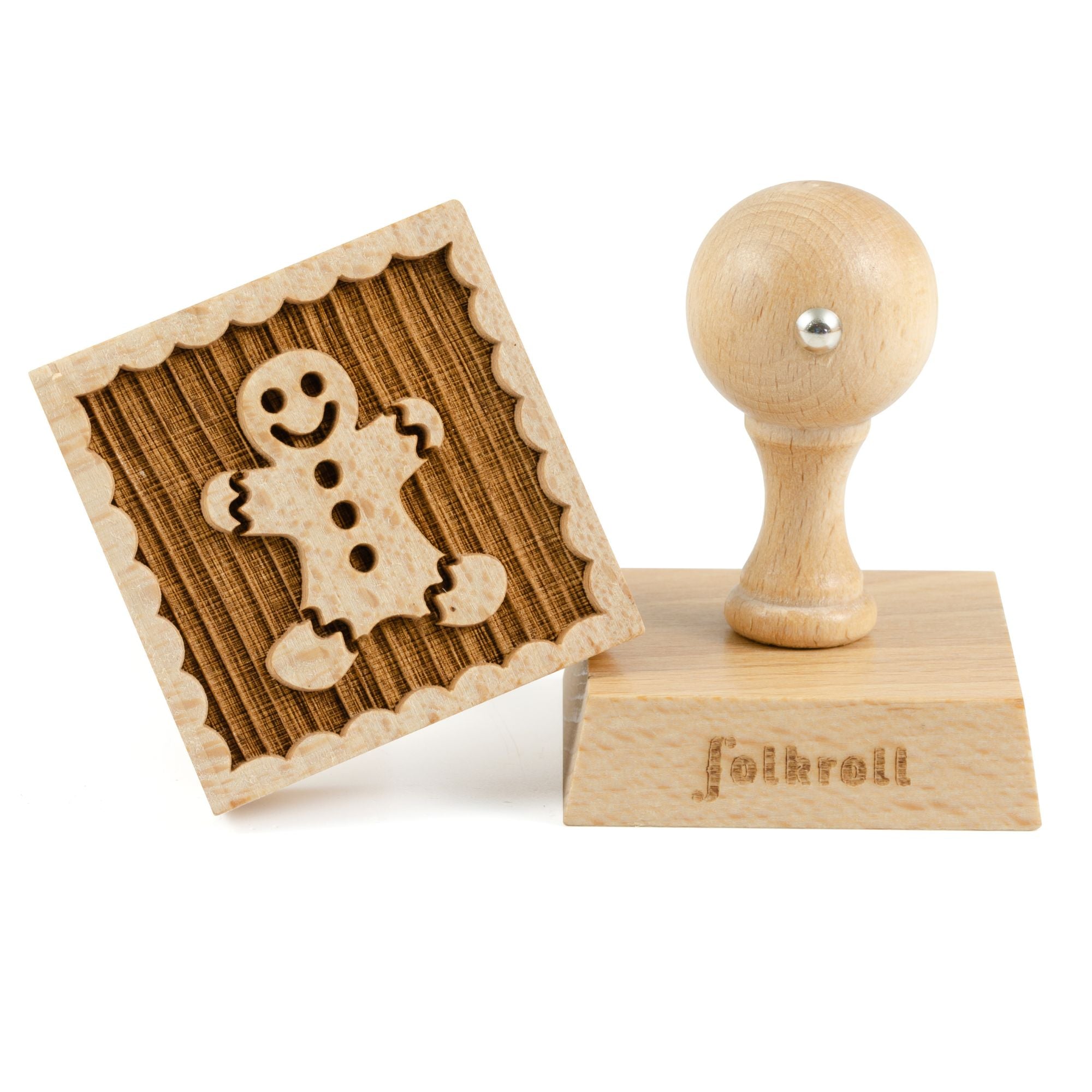 Folkroll Motiv Kekstempel "Lebkuchenmann"