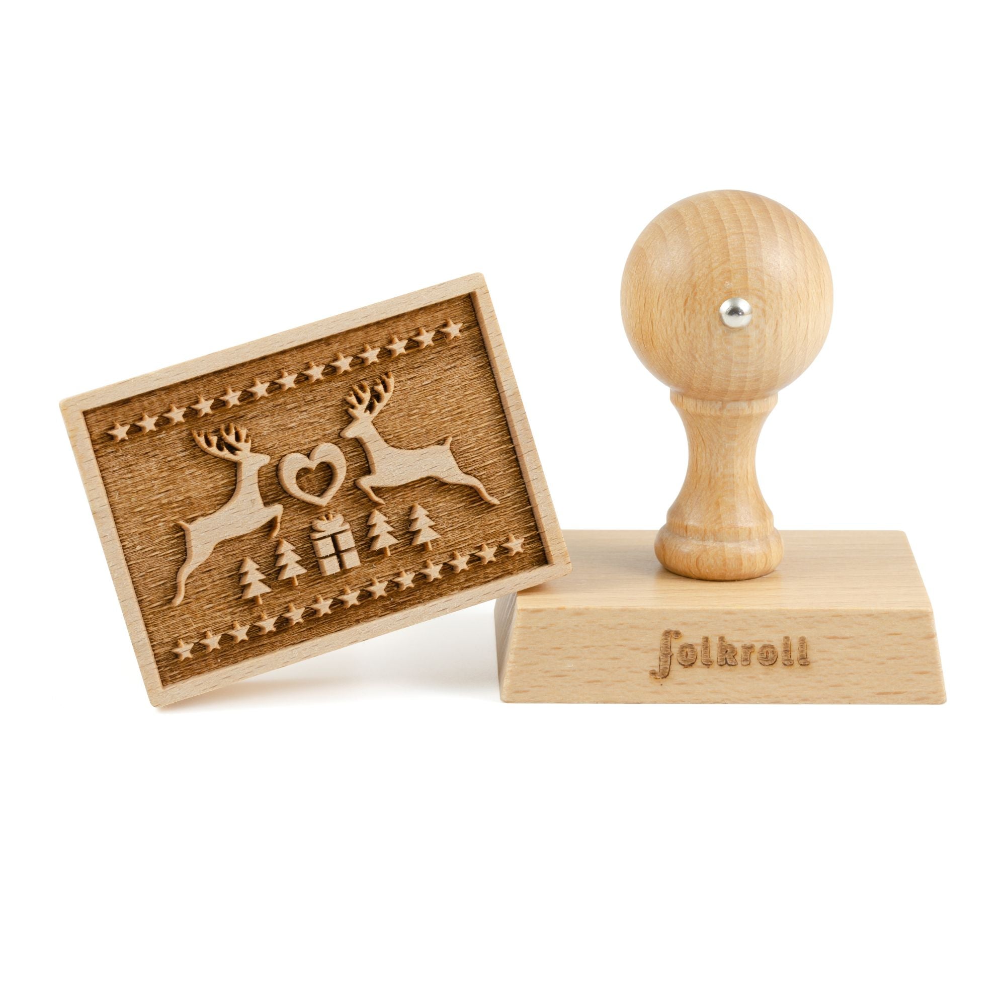 Folkroll Motiv Kekstempel "Magische Weihnacht"