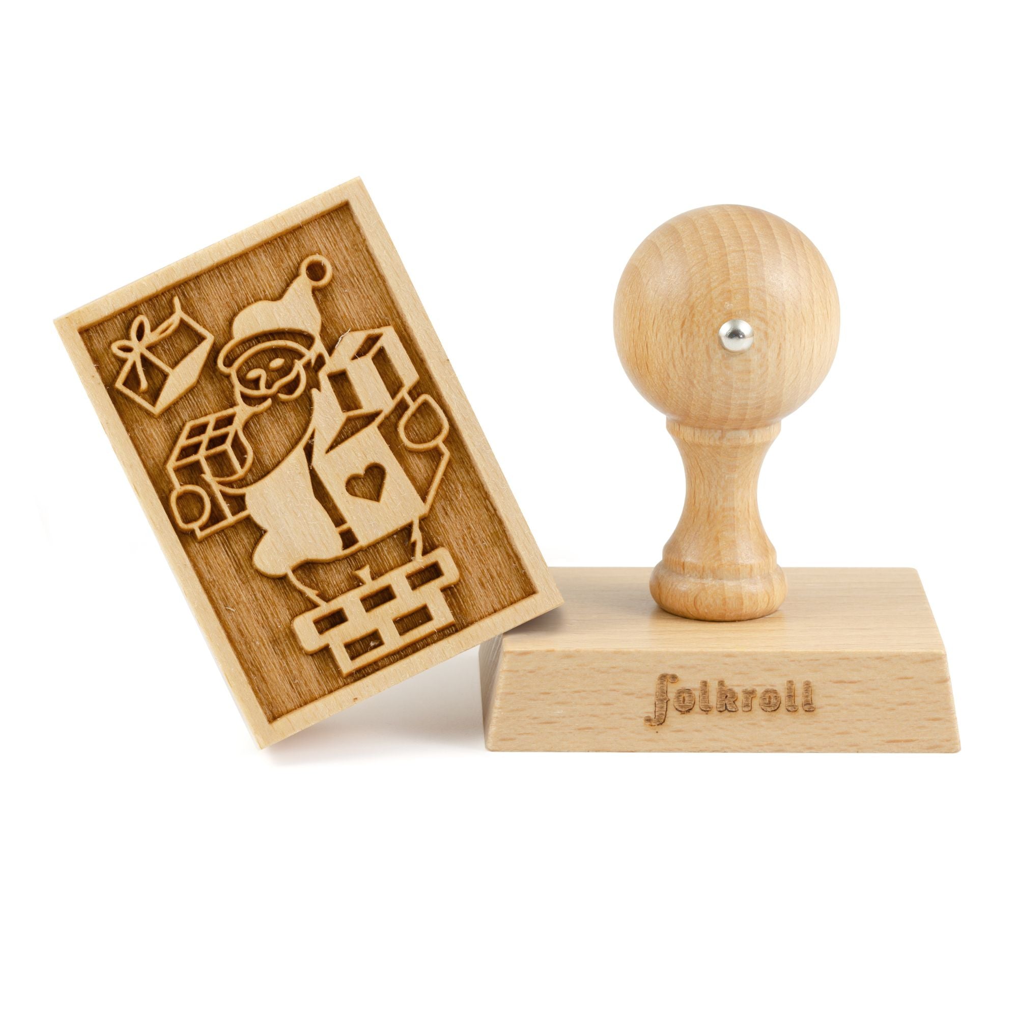 Folkroll Motiv Kekstempel "Santa Claus"