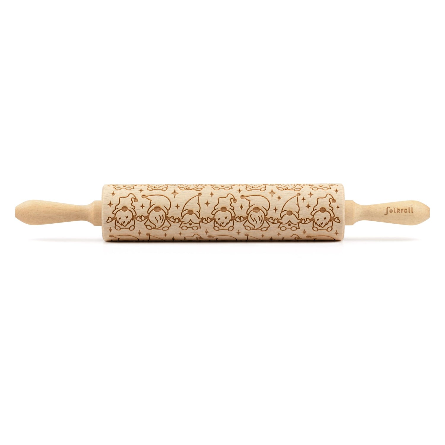 Folkroll Motiv Teigrolle "Wichtel" 43 cm