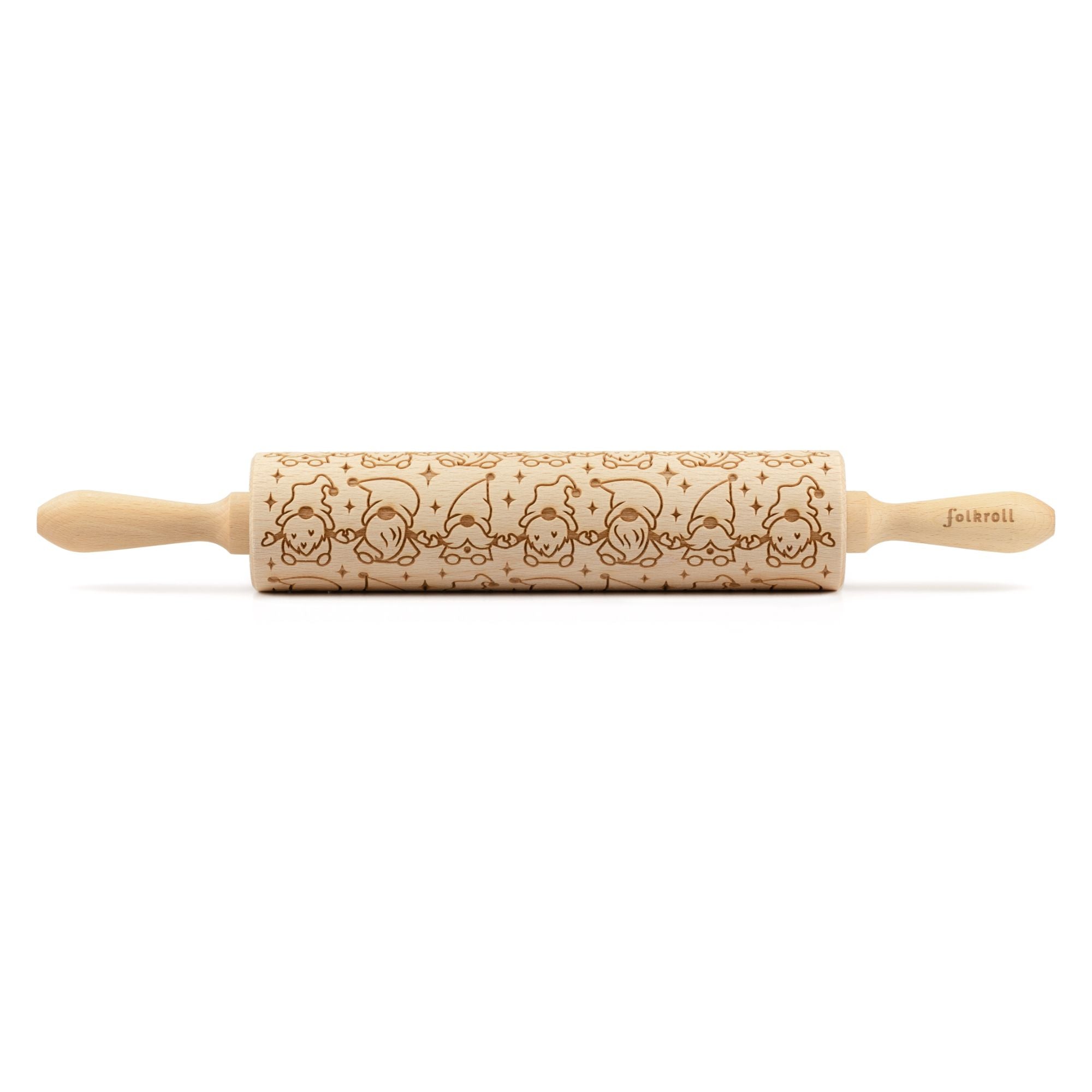 Folkroll Motiv Teigrolle "Wichtel" 43 cm