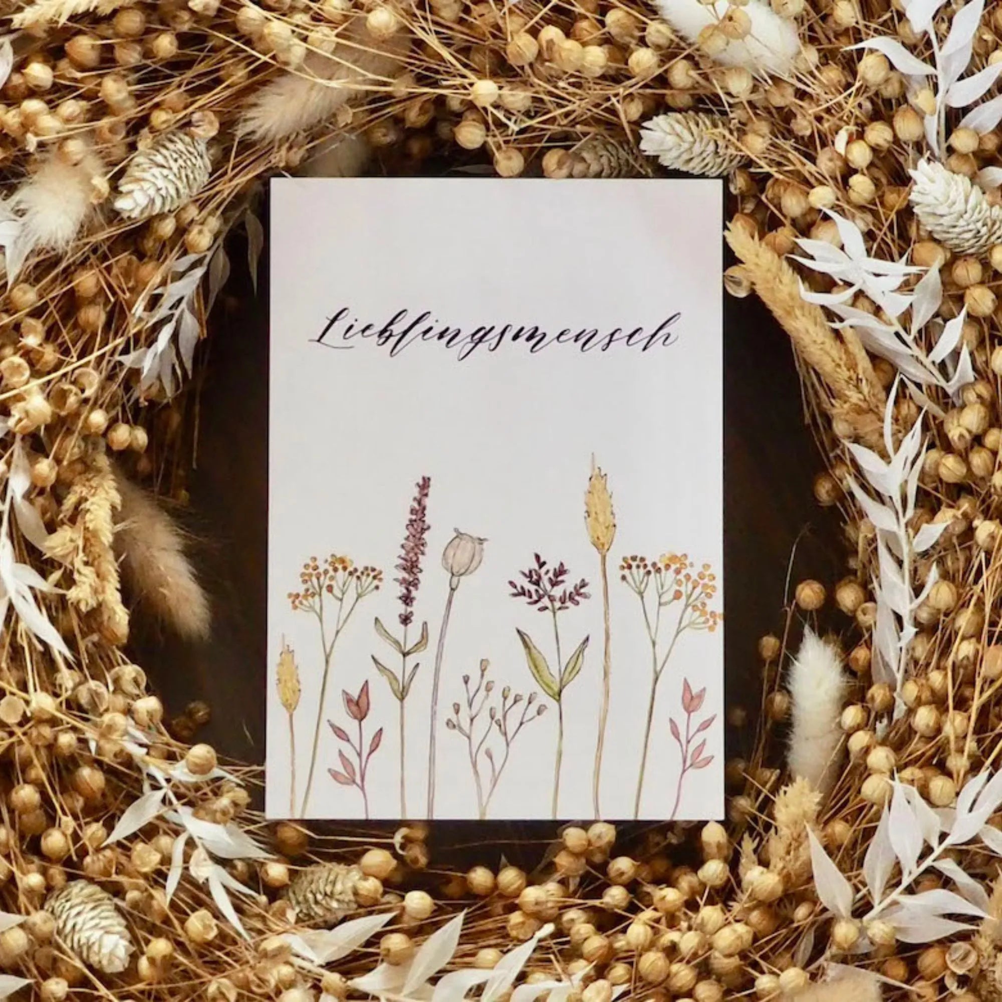 frollein lücke postkarte lieblingsmensch annaundoleshop