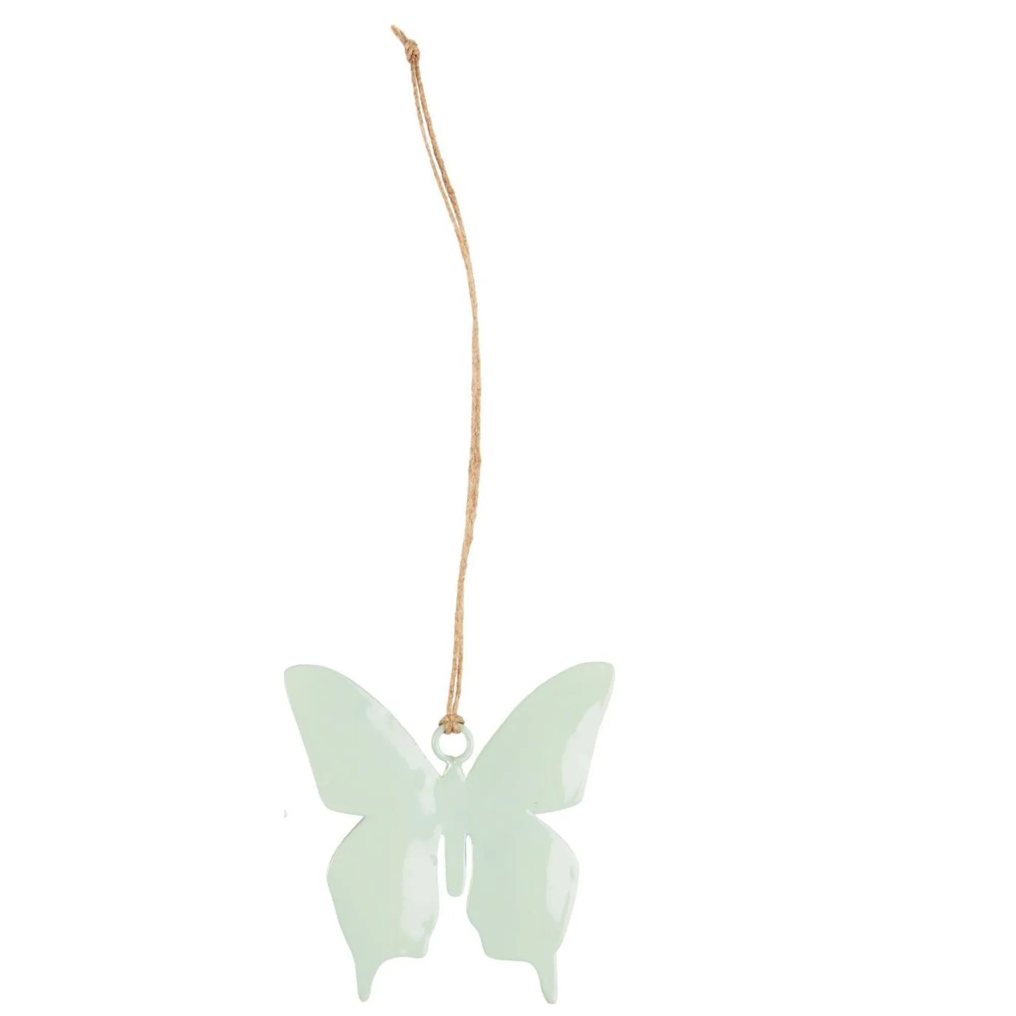 Ib Laursen Dekoration zum Hängen Schmetterling oder Vogel hellgrün