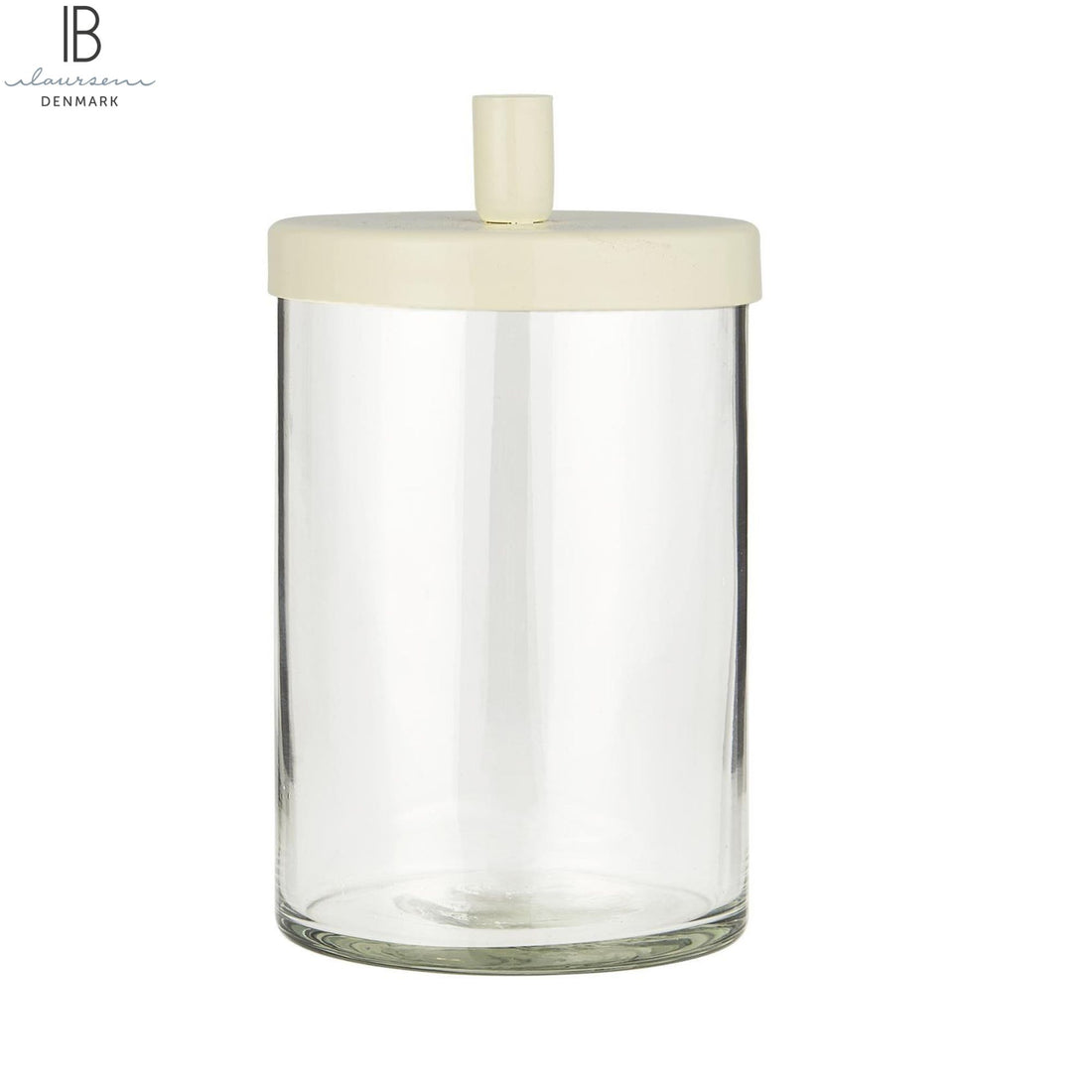 Ib Laursen Kerzenhalter aus Glas mit Deckel