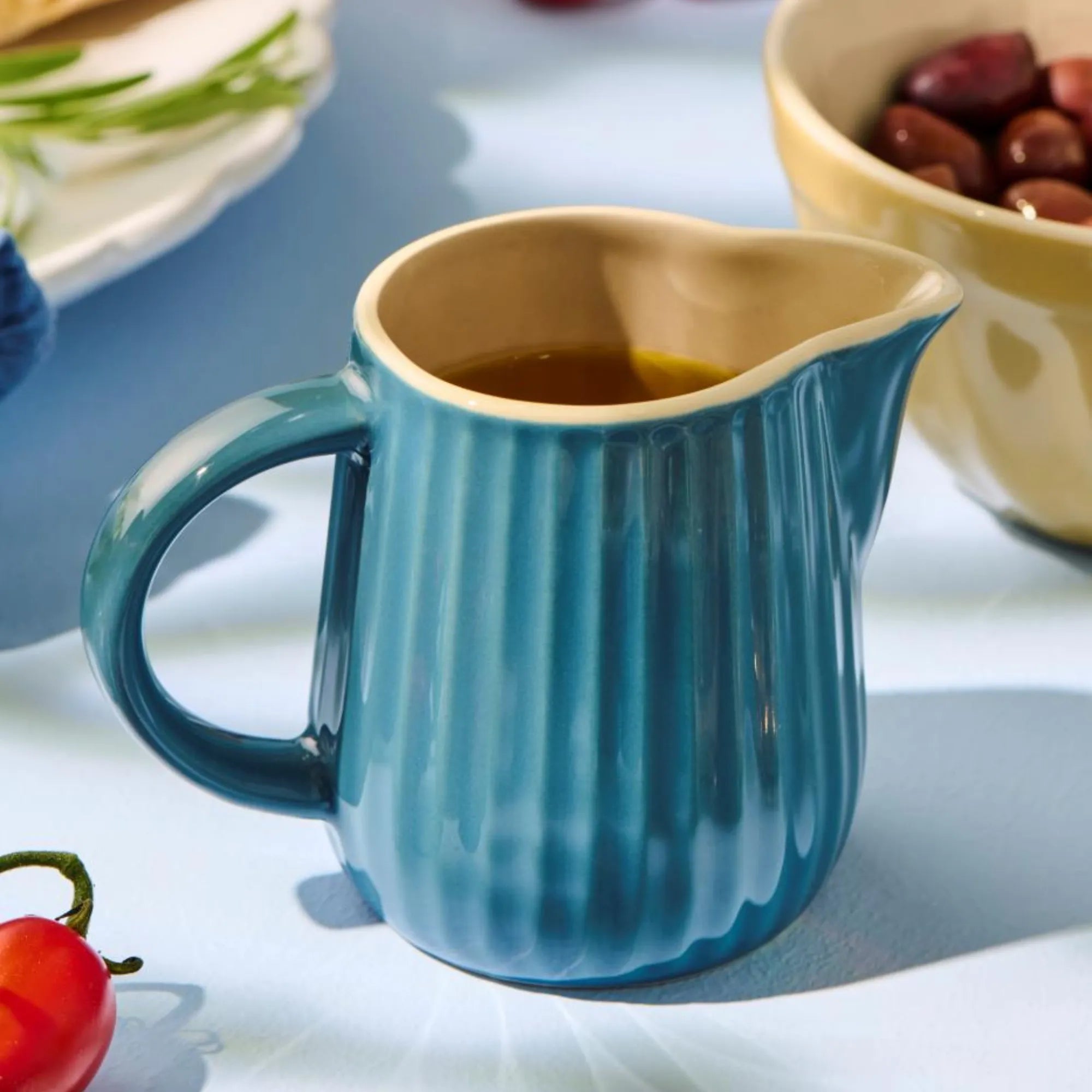 Ib Laursen Milchanne "Mnyte" Cornflower blau 200 ml