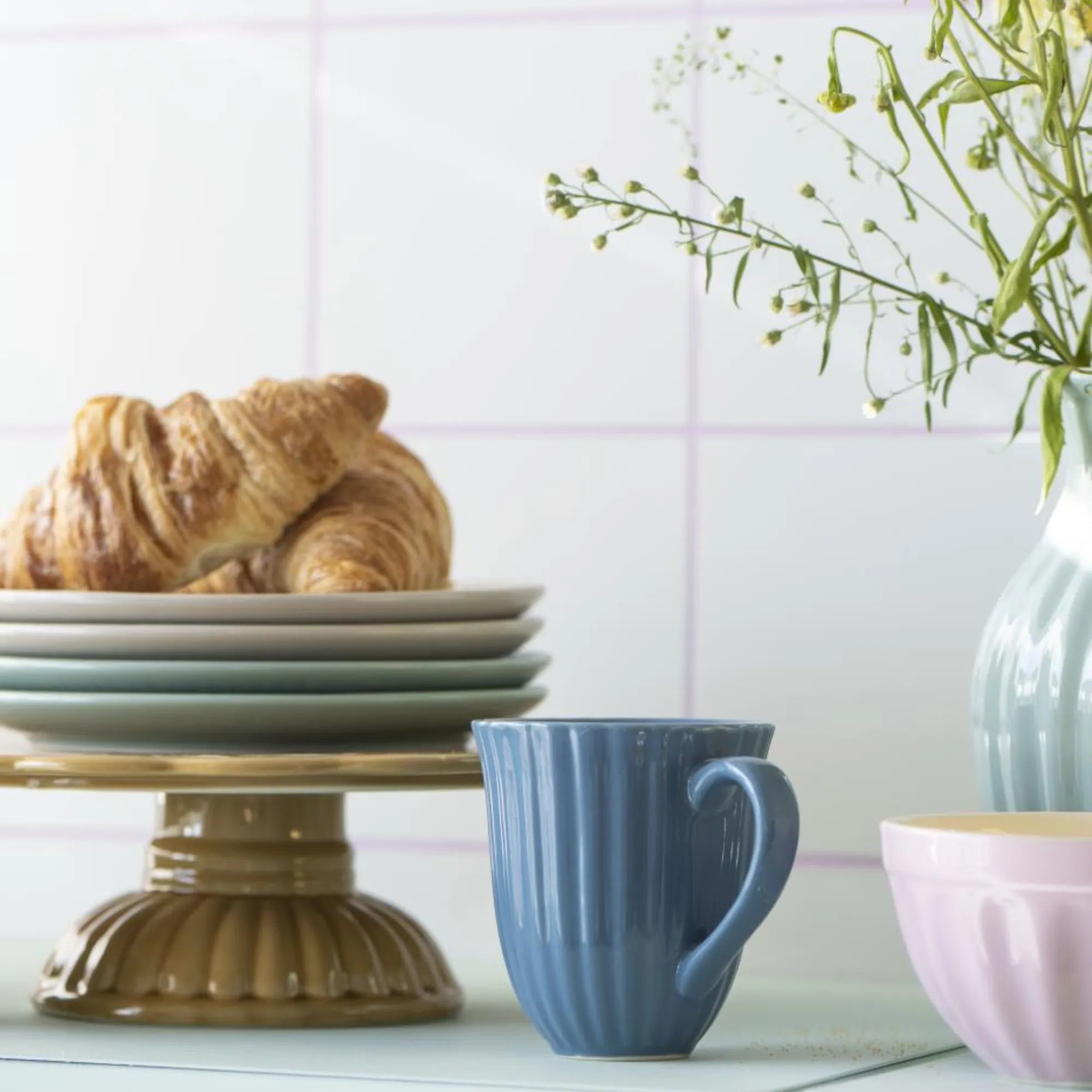 Ib Laursen "Mynte" Tasse Becher 240 ml Cornflower blau